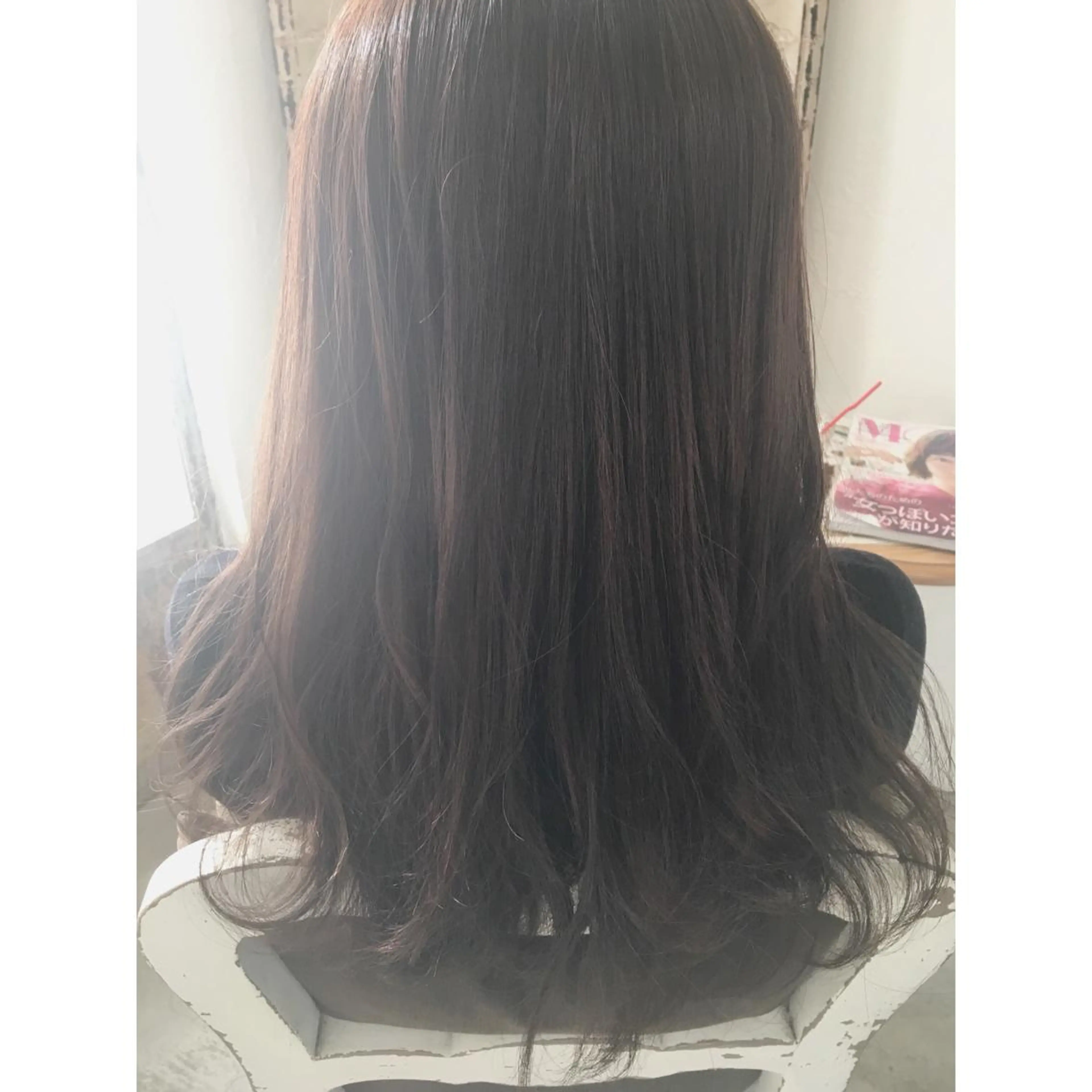 ロング カラー イルミナカラー fio マナミのヘアスタイル