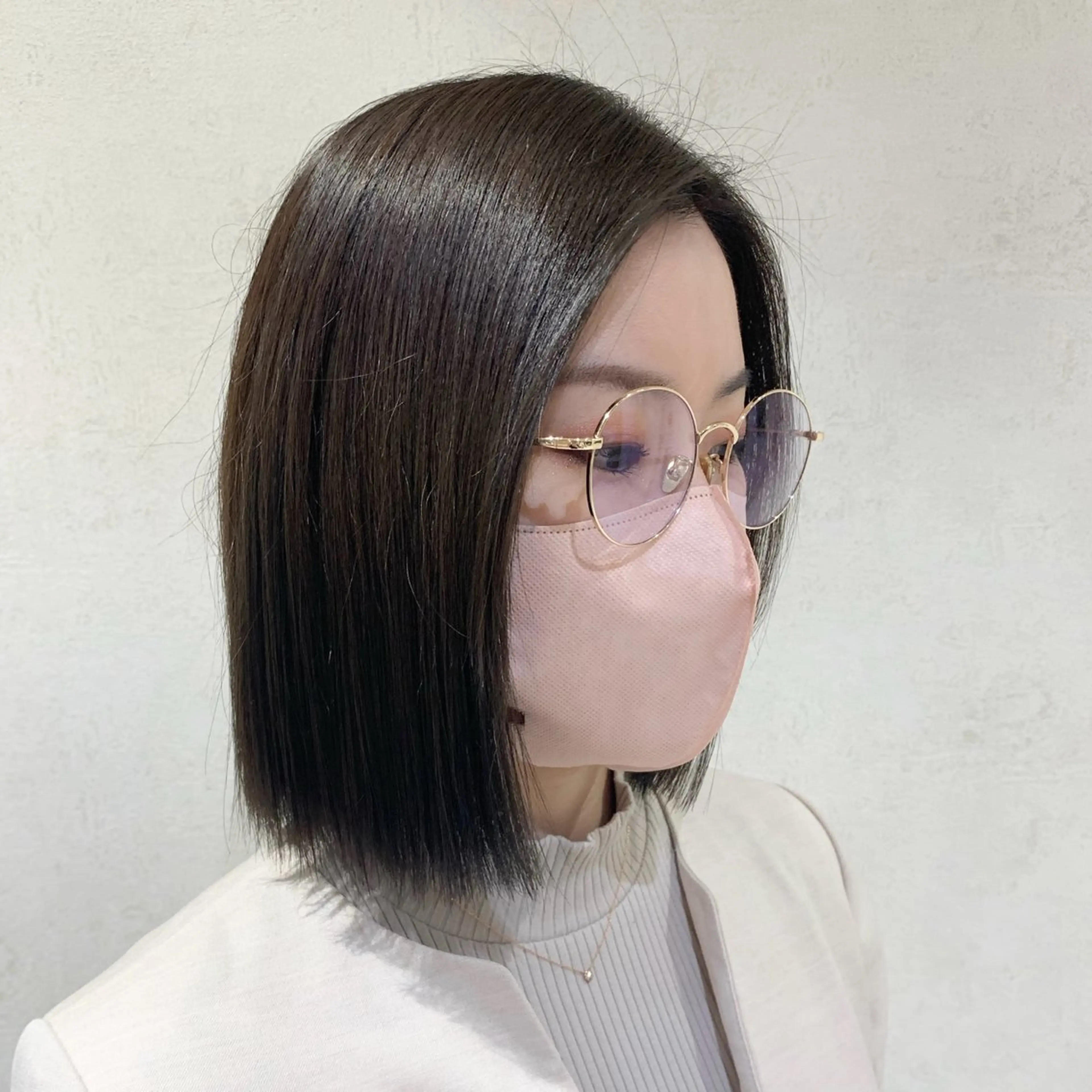 ショート カラー フェザー/ニュアンス パーマ/ryutoのヘアスタイル