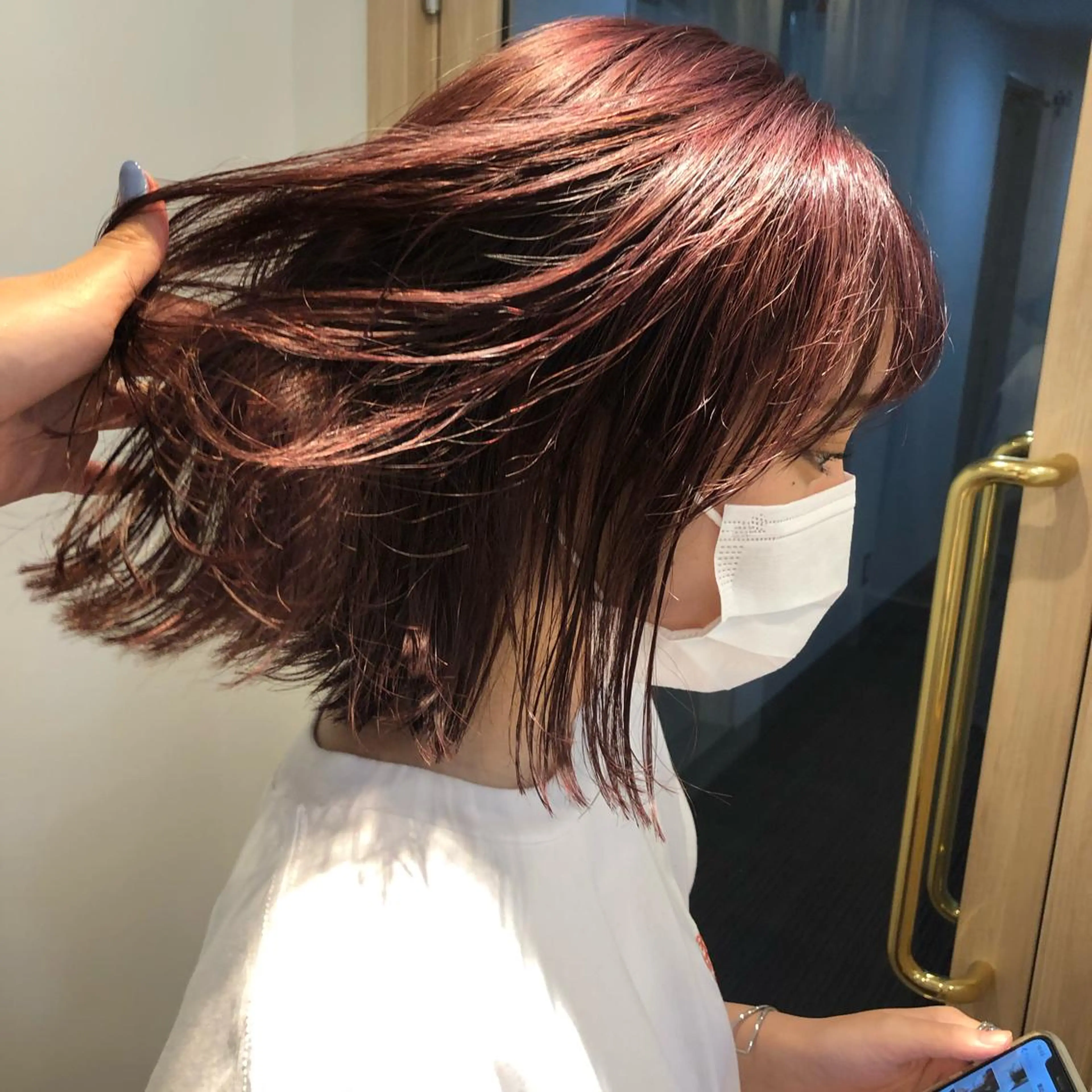 カラー ヘアカラー 大迫 江梨のヘアスタイル