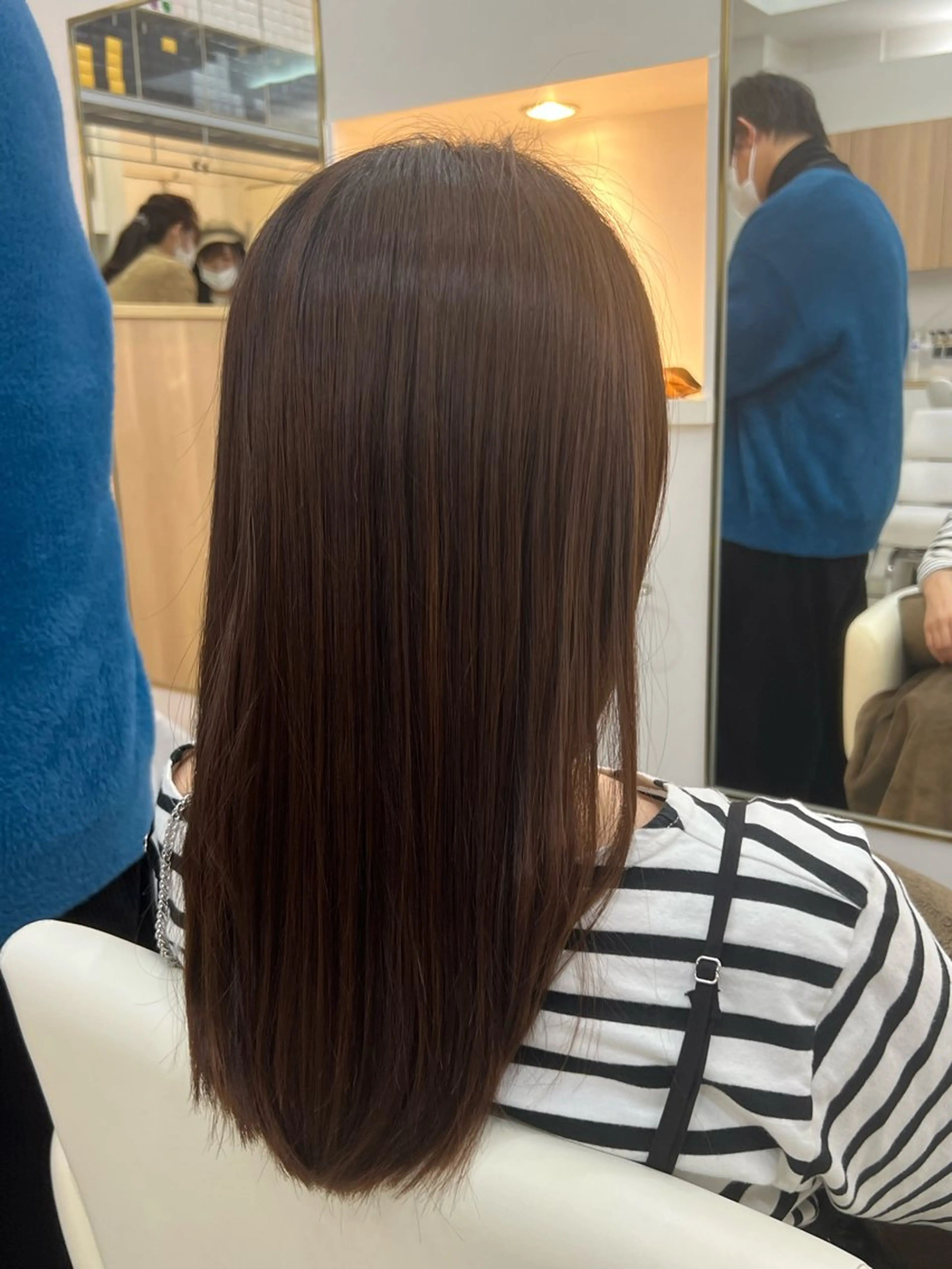 セミロング カラー 佐藤 弘典のヘアスタイル