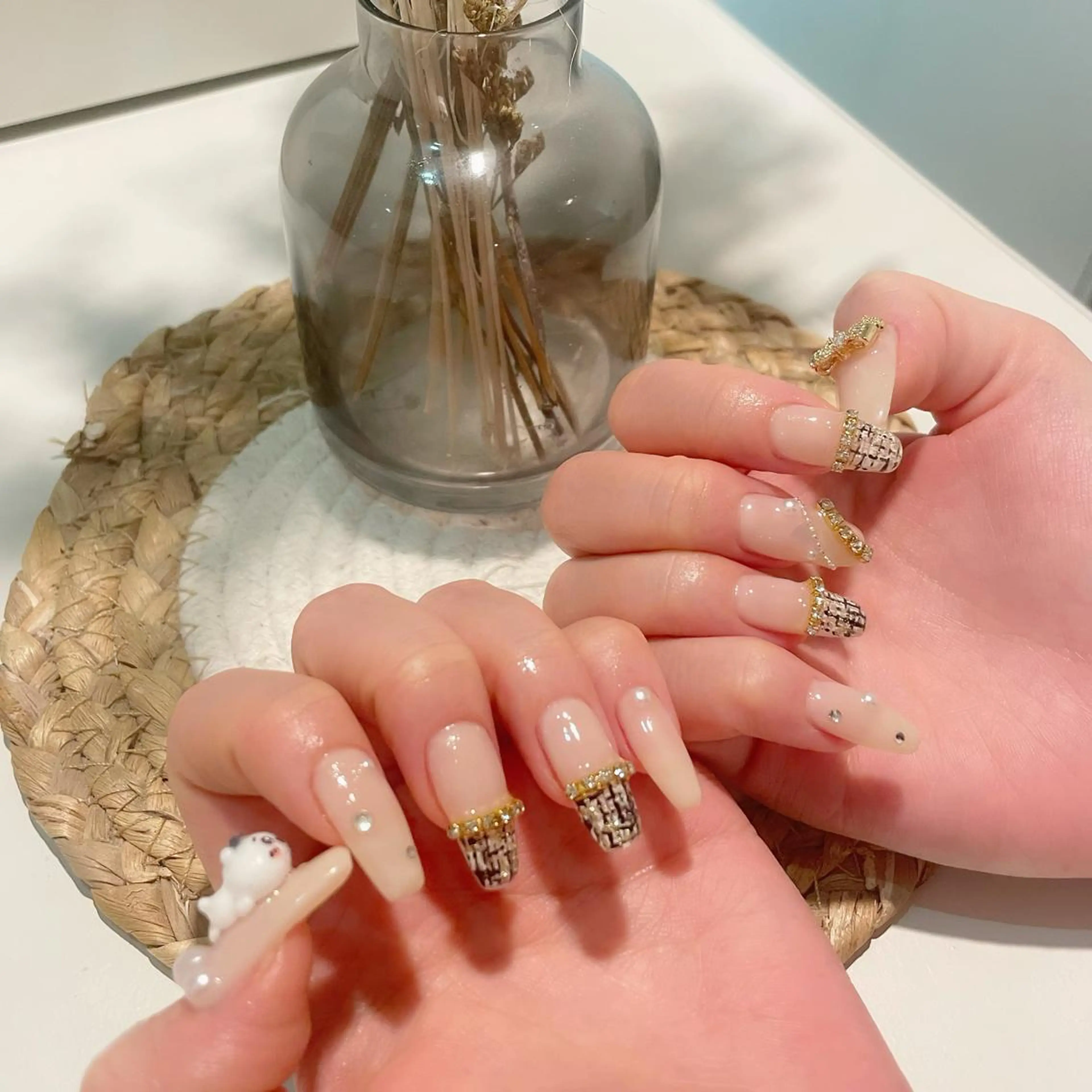 ネイル アートネイル 長さ出し 持ち込み D.d Nail Moeのネイルデザイン