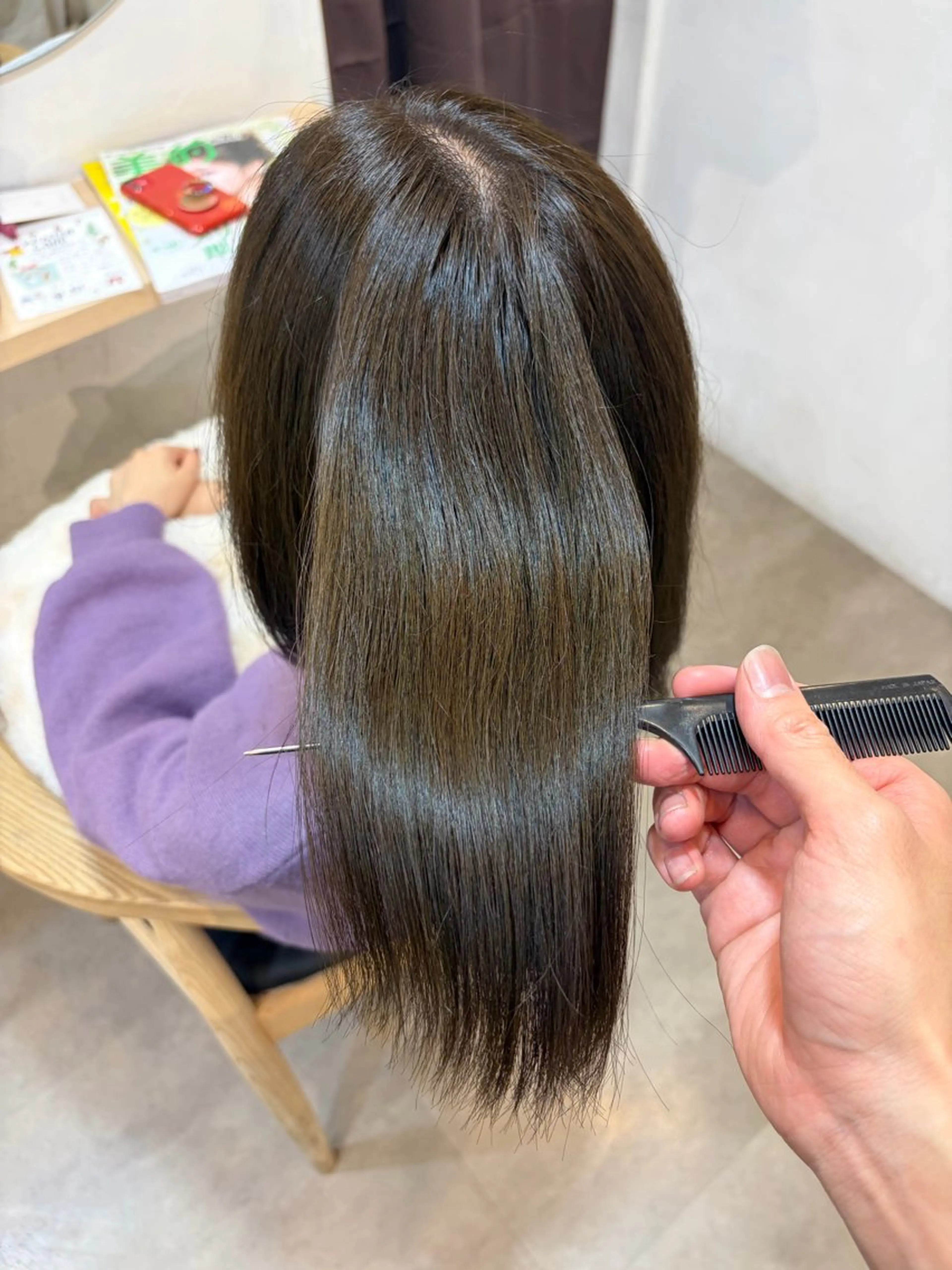 ミディアム 牧野 航大のヘアスタイル