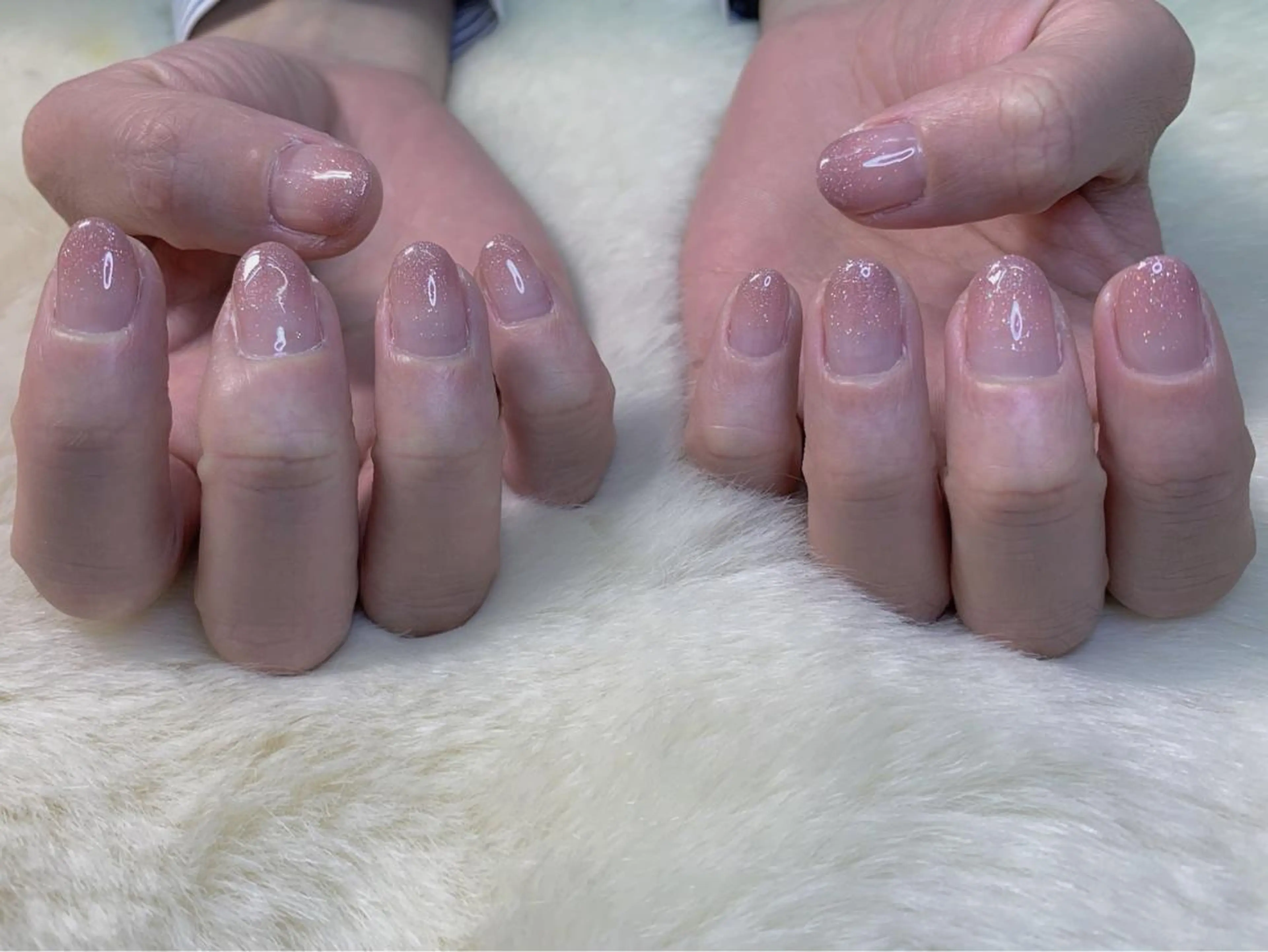 ネイル グラデーション ラメ(グリッター) ラメグラデーション ネイルアート エクリのネイルデザイン