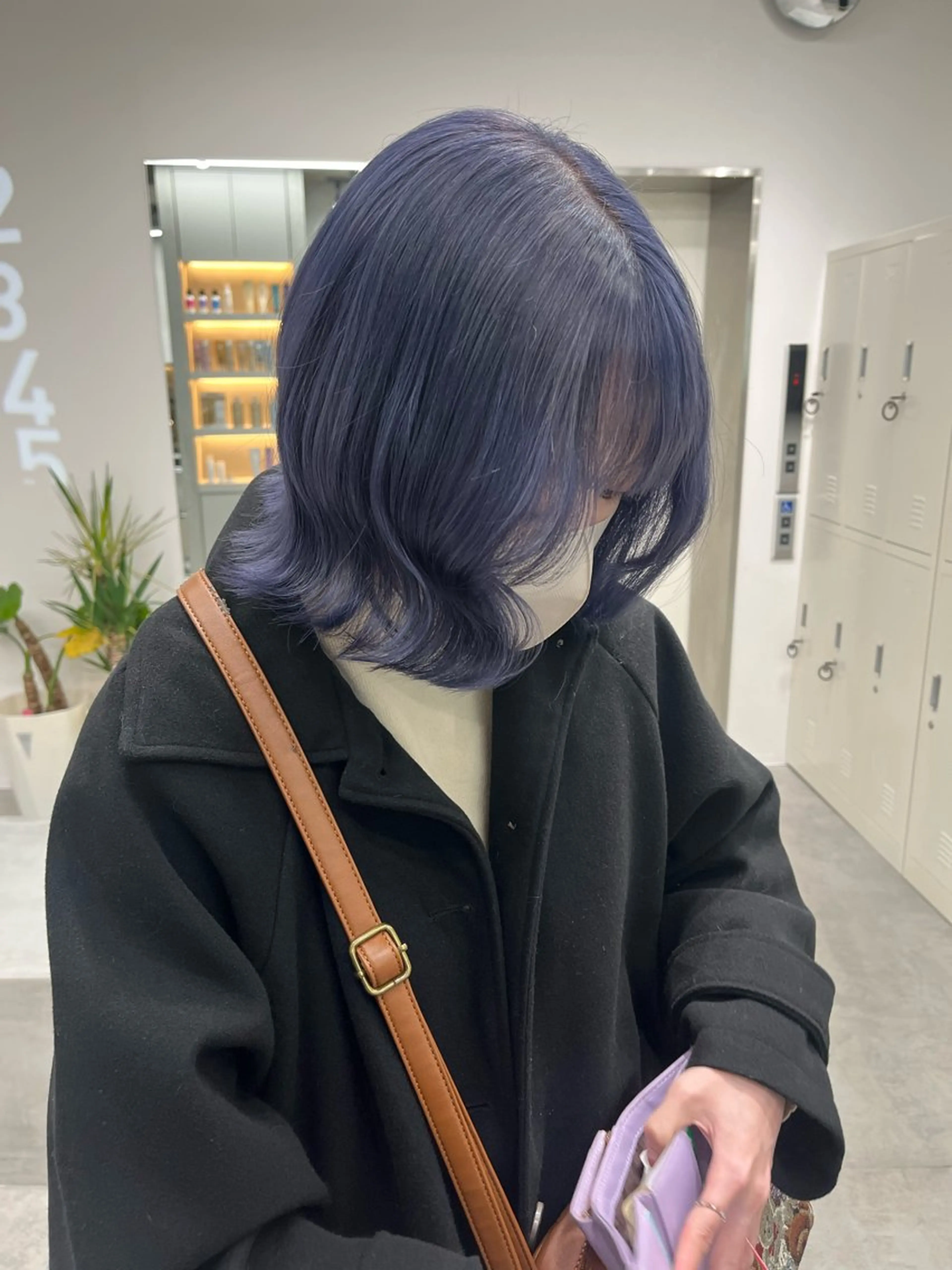 カラー ブルーカラー ブルーラベンダー ラベンダーカラー ヘアカラー カット¥1100 / 𝙍𝙪𝙣𝙖⟡.のヘアスタイル
