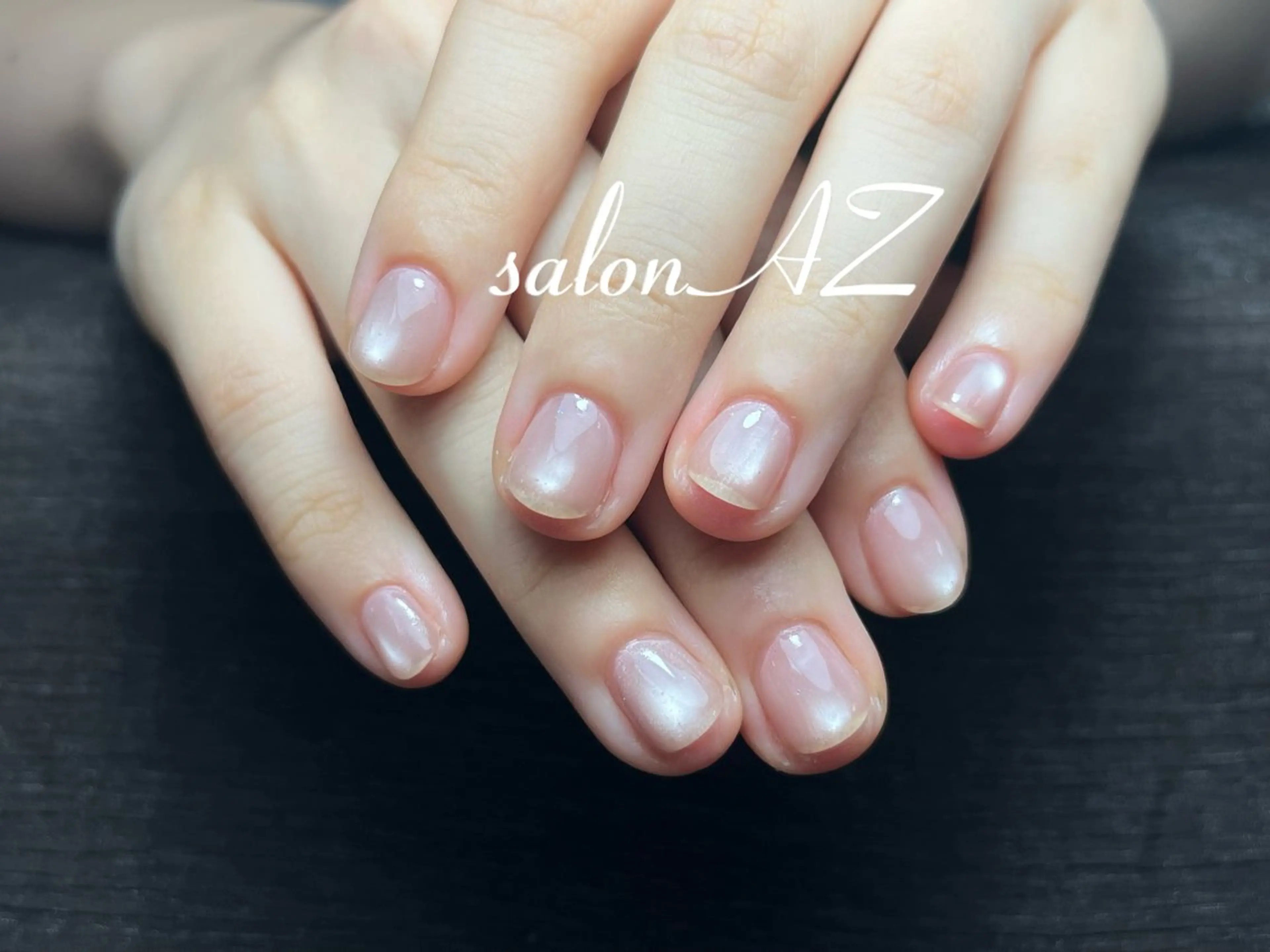 ネイル アートネイル 長さ出し フットネイル フレンチネイル ジェルネイル salon AZのネイルデザイン