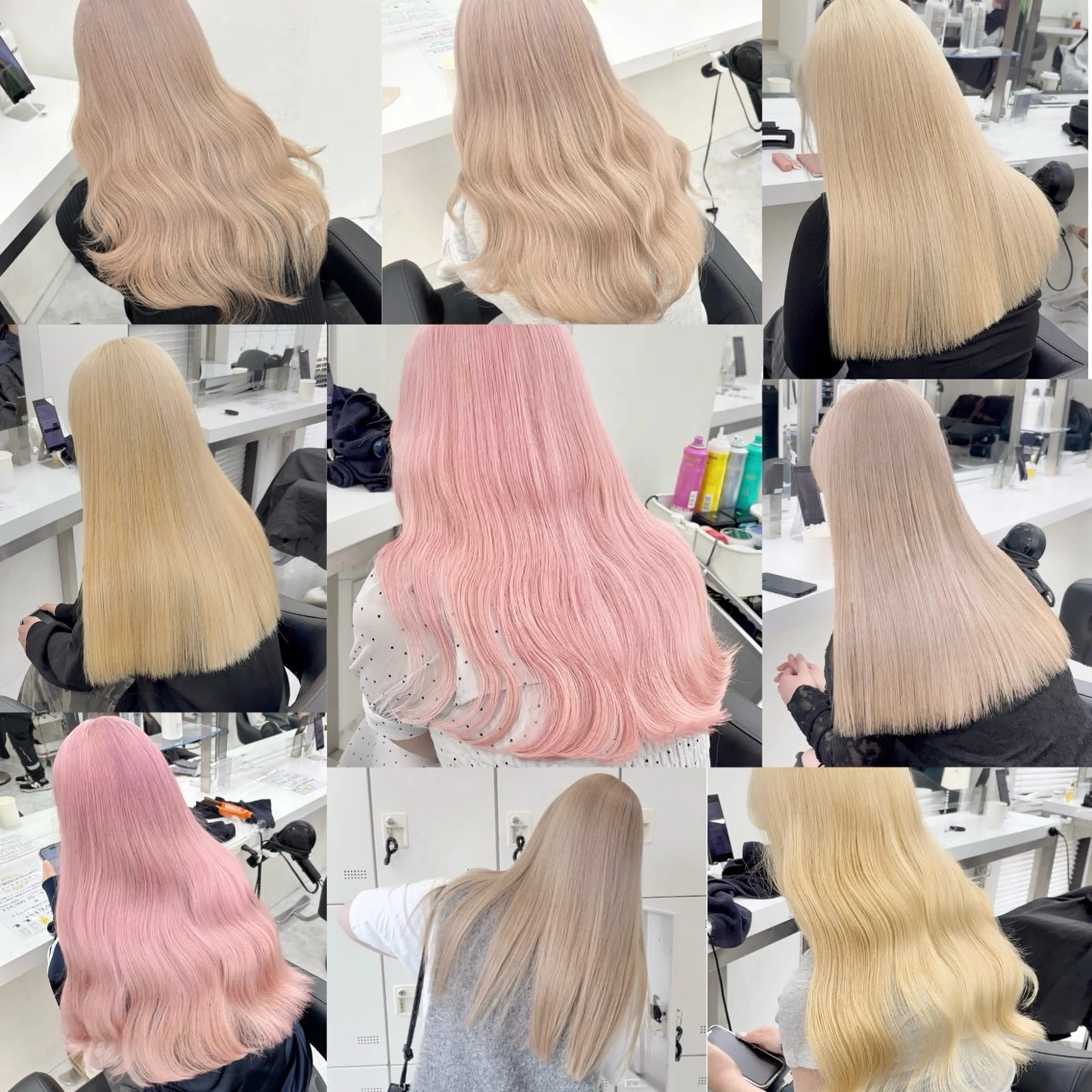 ロング カラー ブリーチ/ハイトーン /レイヤーのヘアスタイル