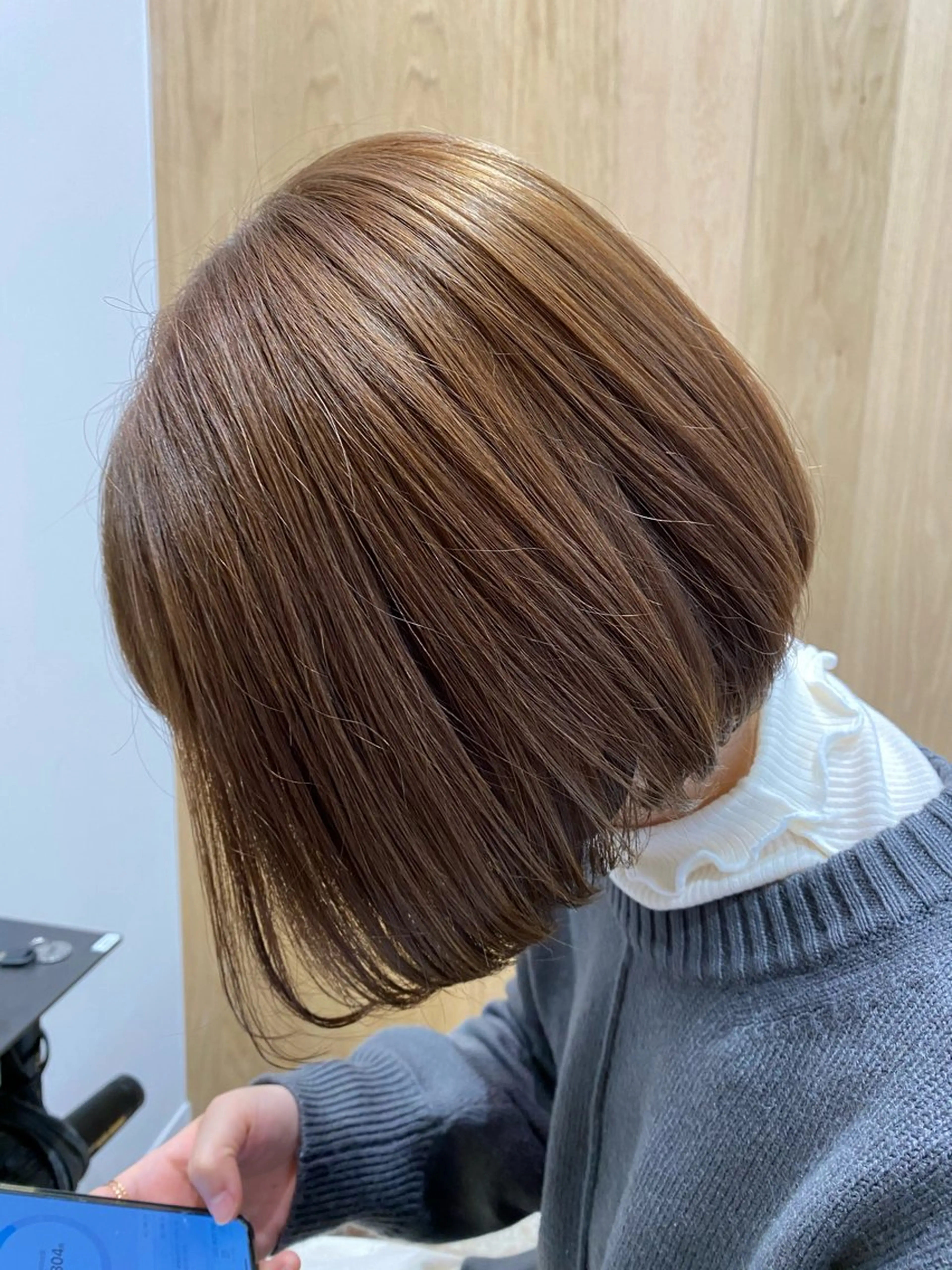 ショート カラー パーマ ヘアアレンジ ベージュカラー ブリーチ 透明感カラー ダブルカラー グレージュ 中顔面短縮カット🪽 レイヤー🥀コウヘイのヘアスタイル