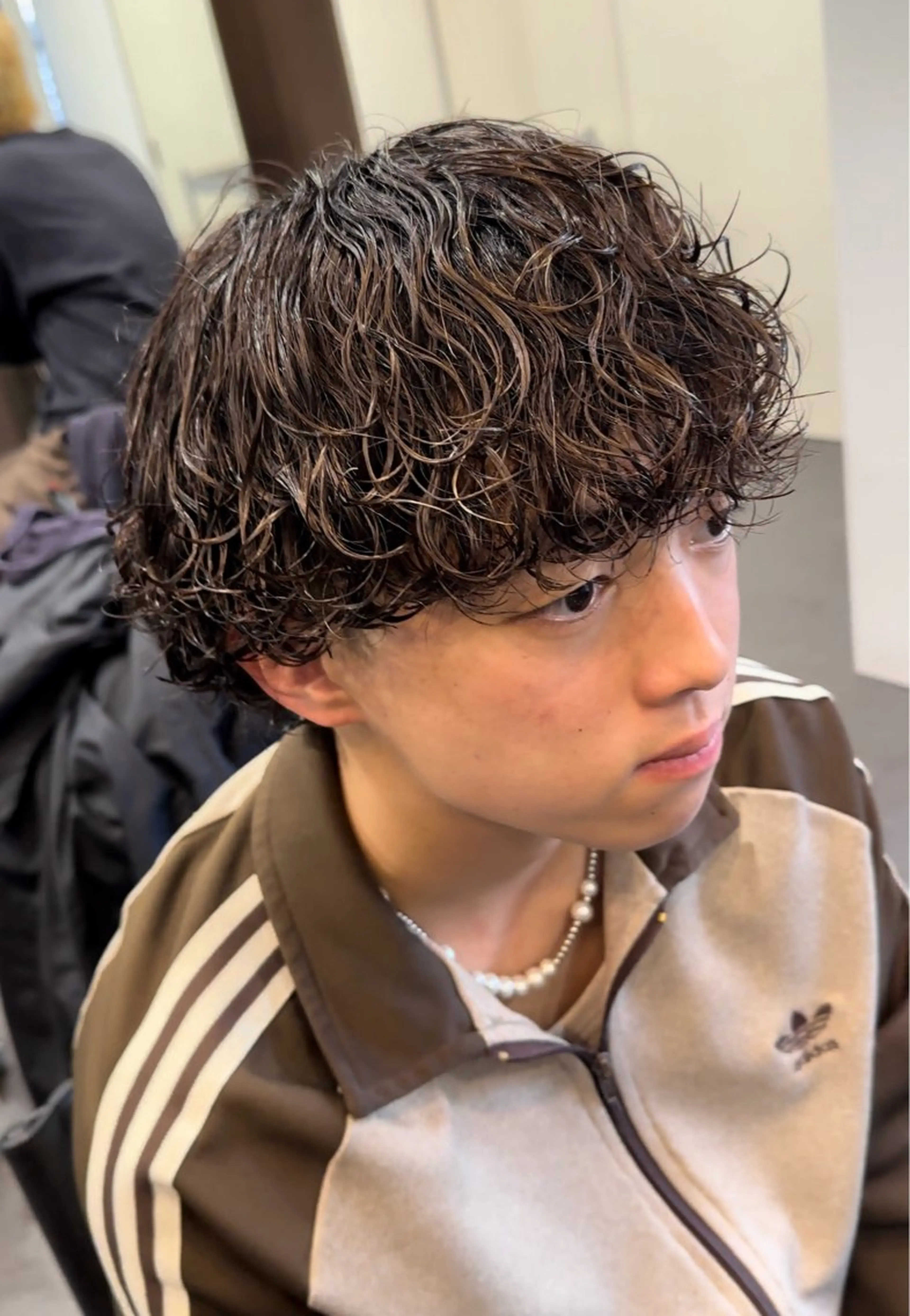 パーマ メンズ メンズパーマ 波巻きパーマ スパイラルパーマ カット パーマ 年間2000名担当◎ パーマ職人/仲原佑樹のヘアスタイル