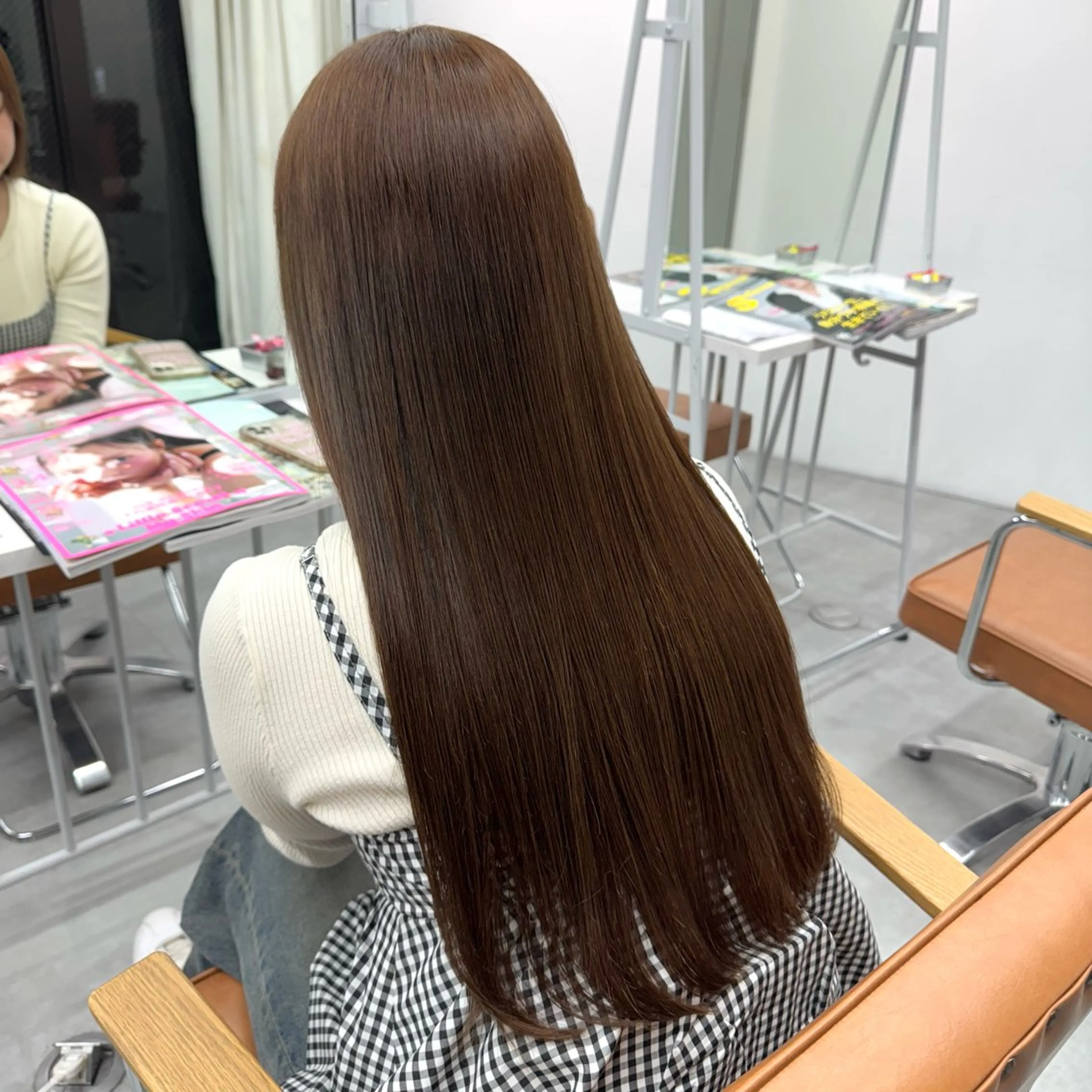 ロング カラー ヘアアレンジ ヘアカラー ブリーチなしカラー /新百合ヶ丘/安形翔のヘアスタイル