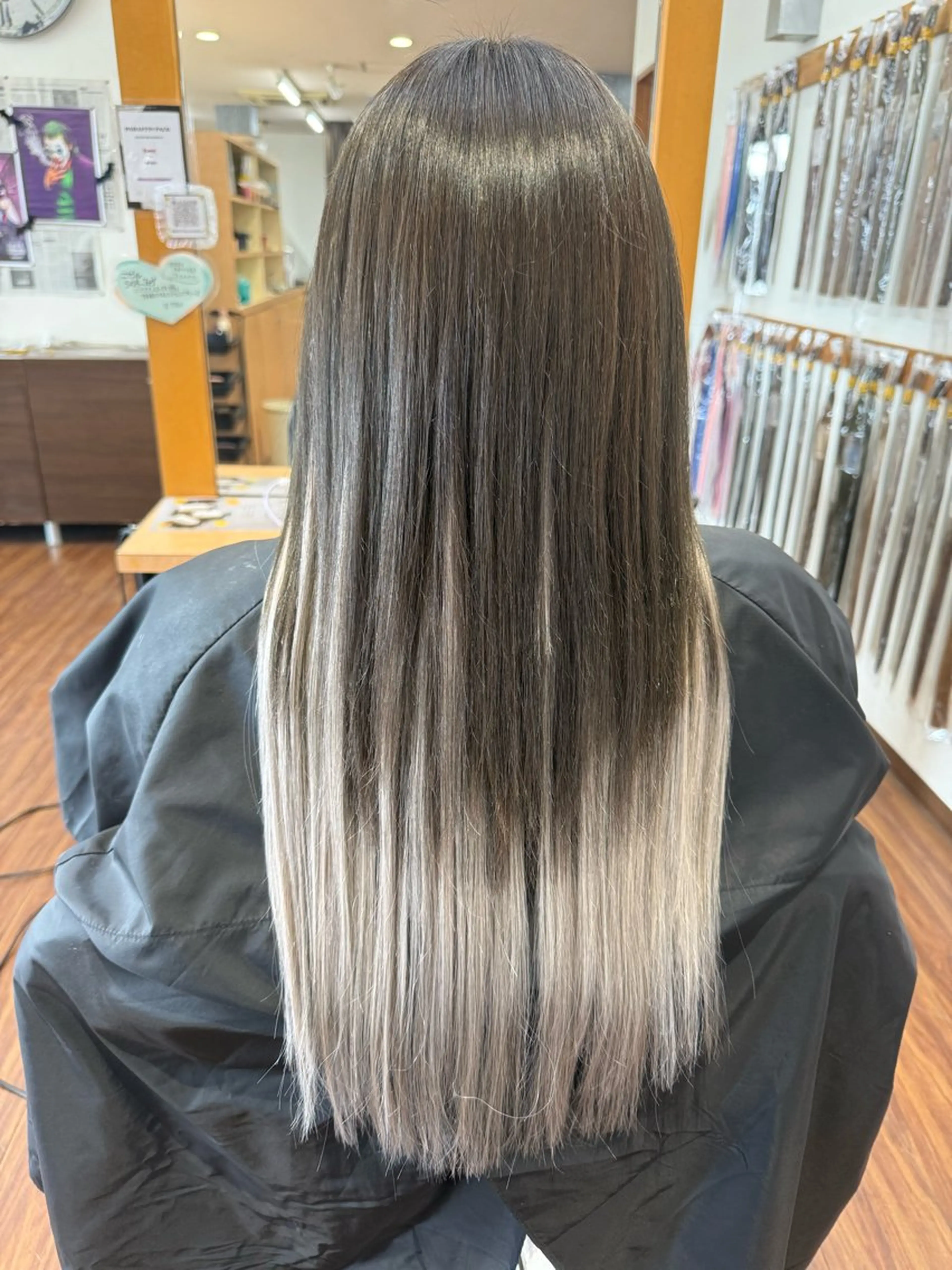 セミロング エクステ 髪質改善カラー/ KONATSUのヘアスタイル