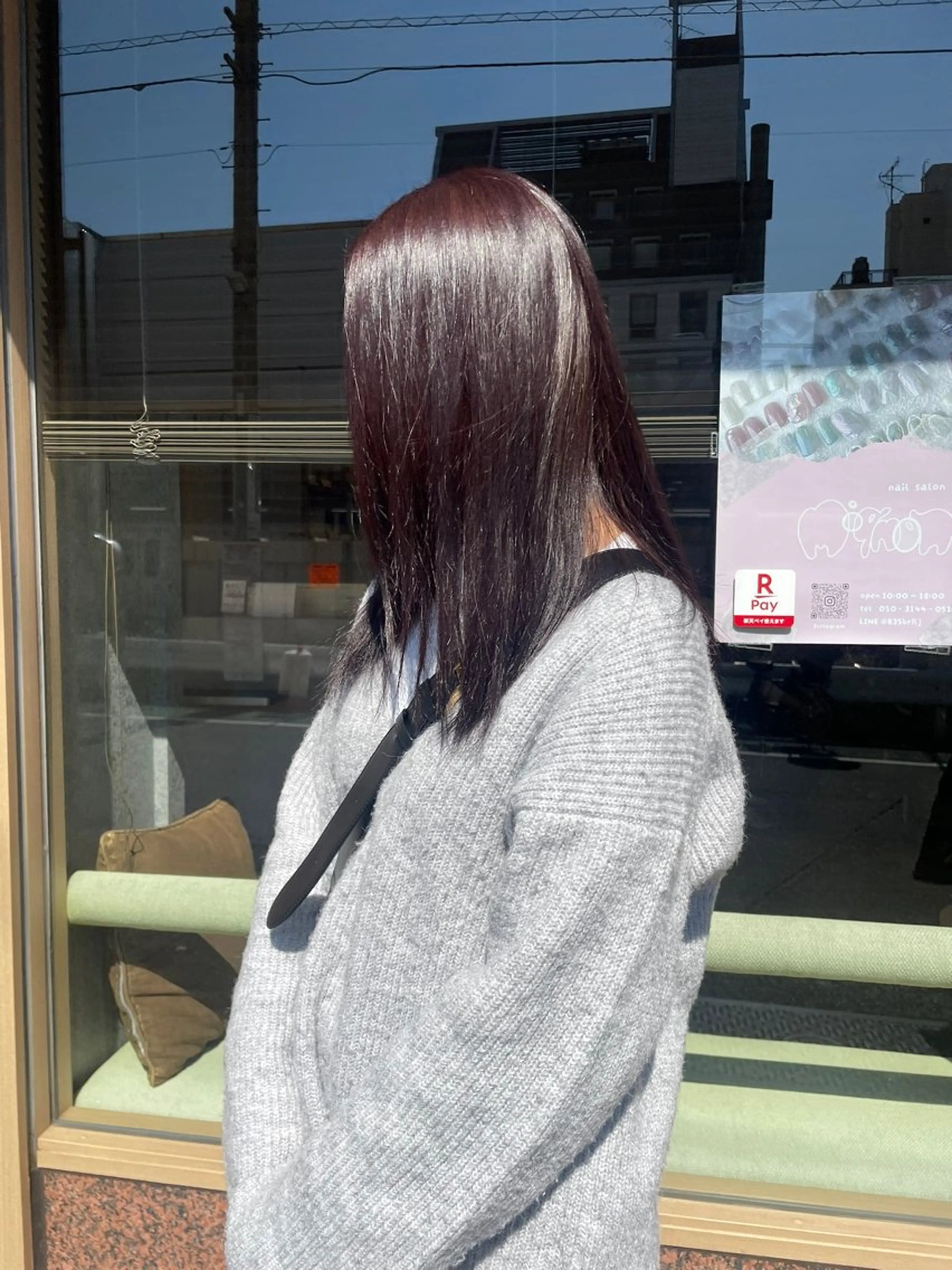 ロング カラー ブラウンカラー 透明感カラー ラベンダーカラー パープルカラー 髪質改善/Bloss om🌷高橋沙衣のヘアスタイル