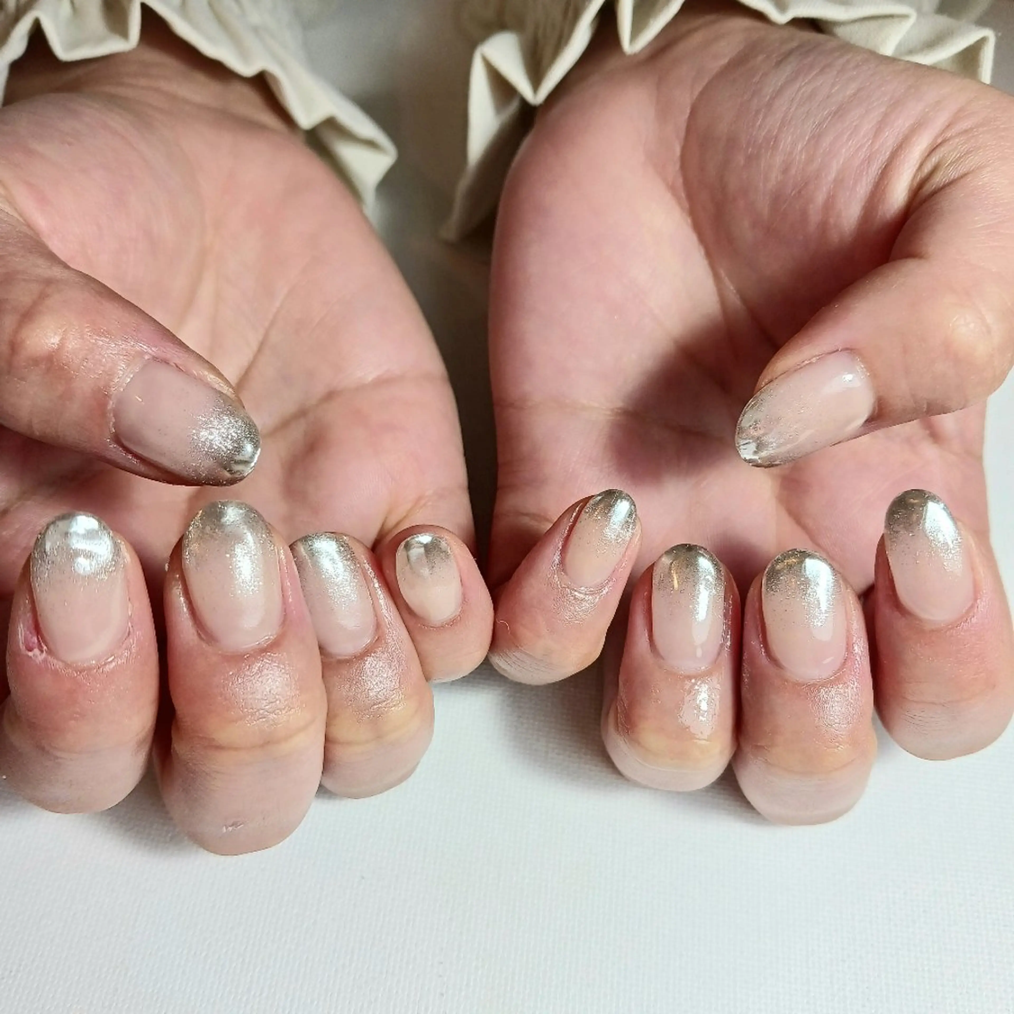 ネイル ジェルネイル グラデーション マグネットネイル ミラーネイル 持ち込み ハンドネイル owlnail /持込みデザイン専門のネイルデザイン