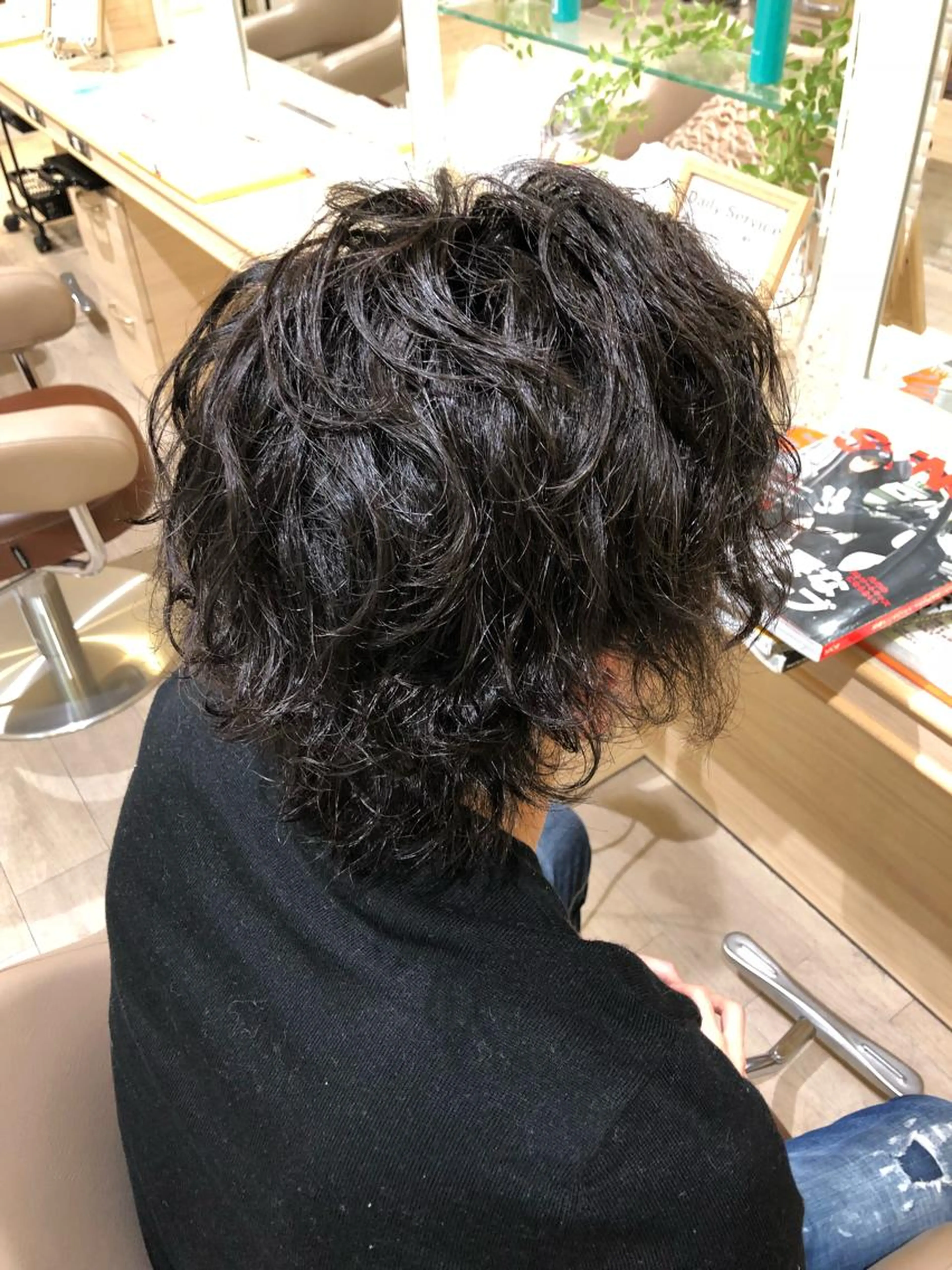 《新規メンズ限定!》◇ カット ➕ 全体パーマ ➕ 眉カットサービス ◇の写真