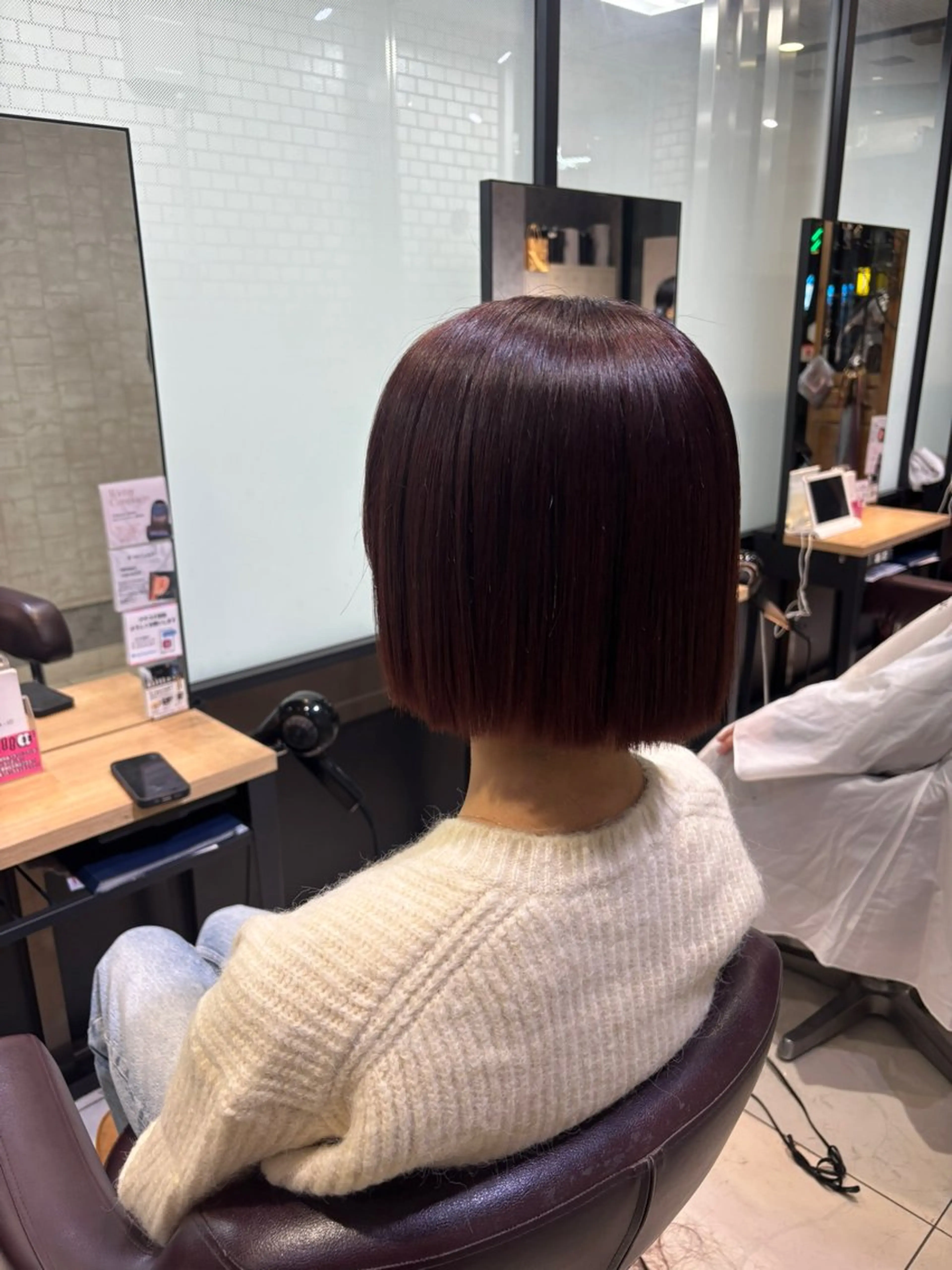 ショート カラー カット ヘアカラー 韓国髪質改善艶カラー /レイヤー/miyuのヘアスタイル