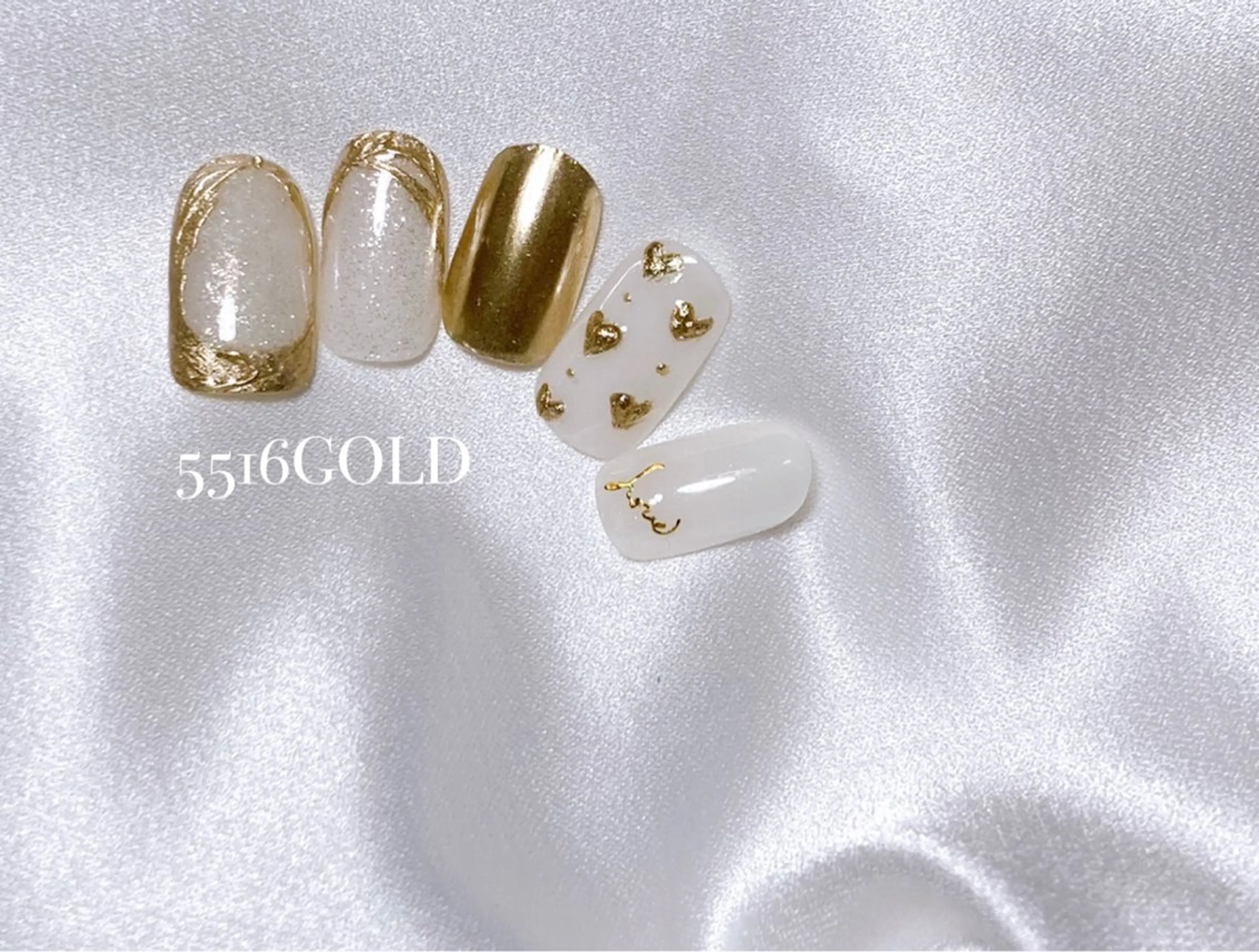 ネイル ハート 💎5516 MACHIKOのネイルデザイン