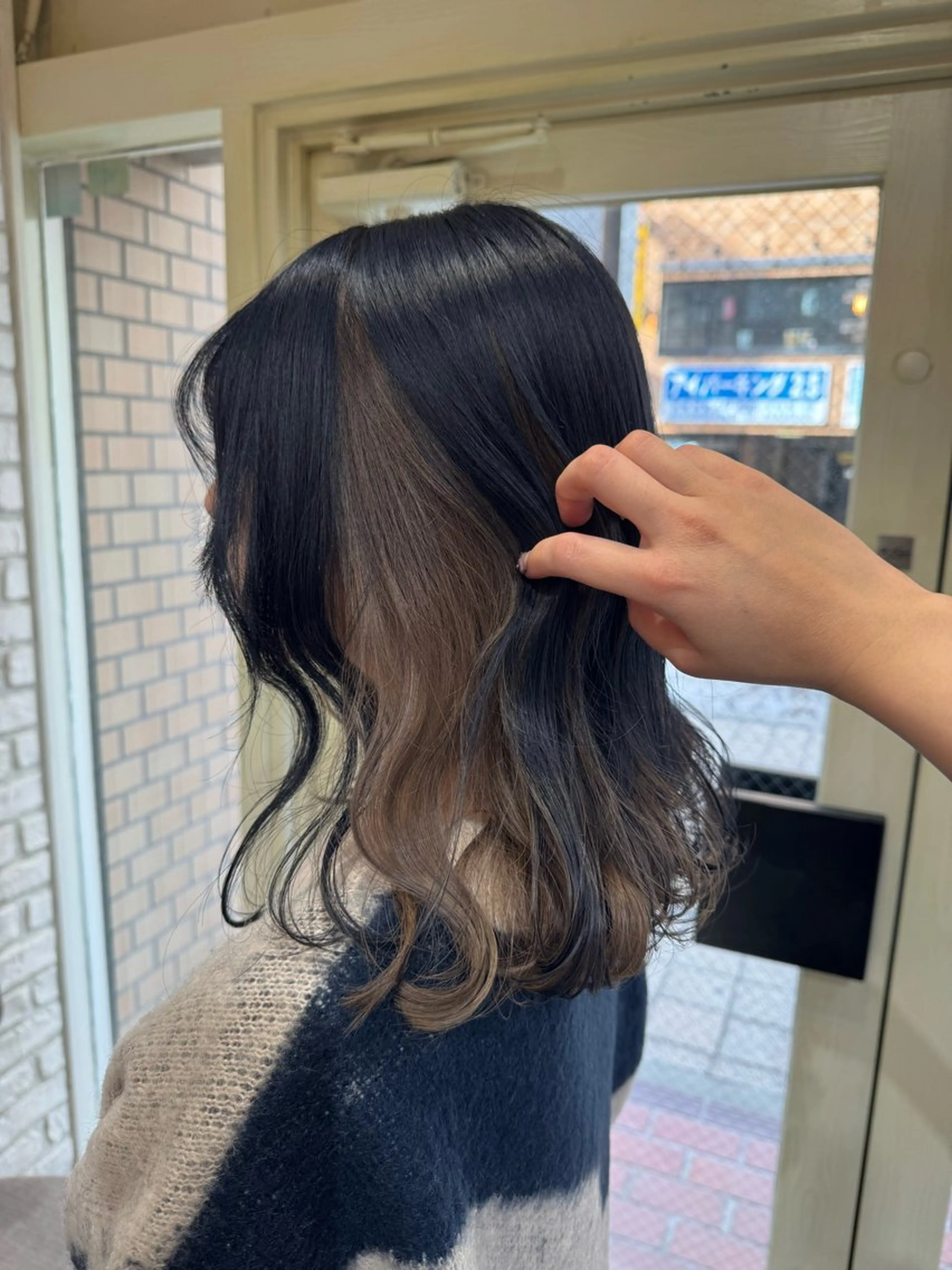 ミディアム カラー 阿部  ことみ /パーマモデルのヘアスタイル