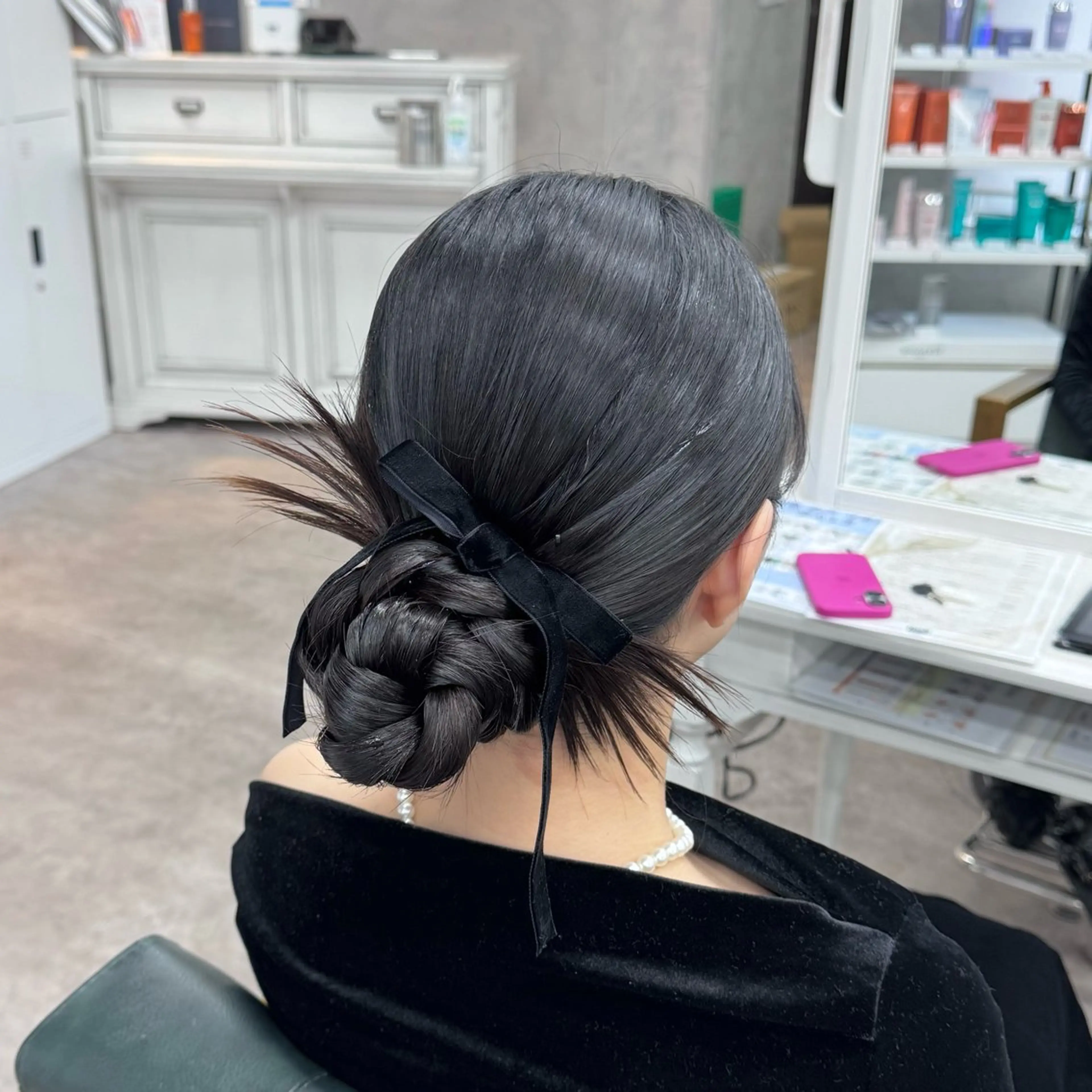 ロング ヘアアレンジ JUNSHIN🦋 ヘアセット／カラーのヘアスタイル