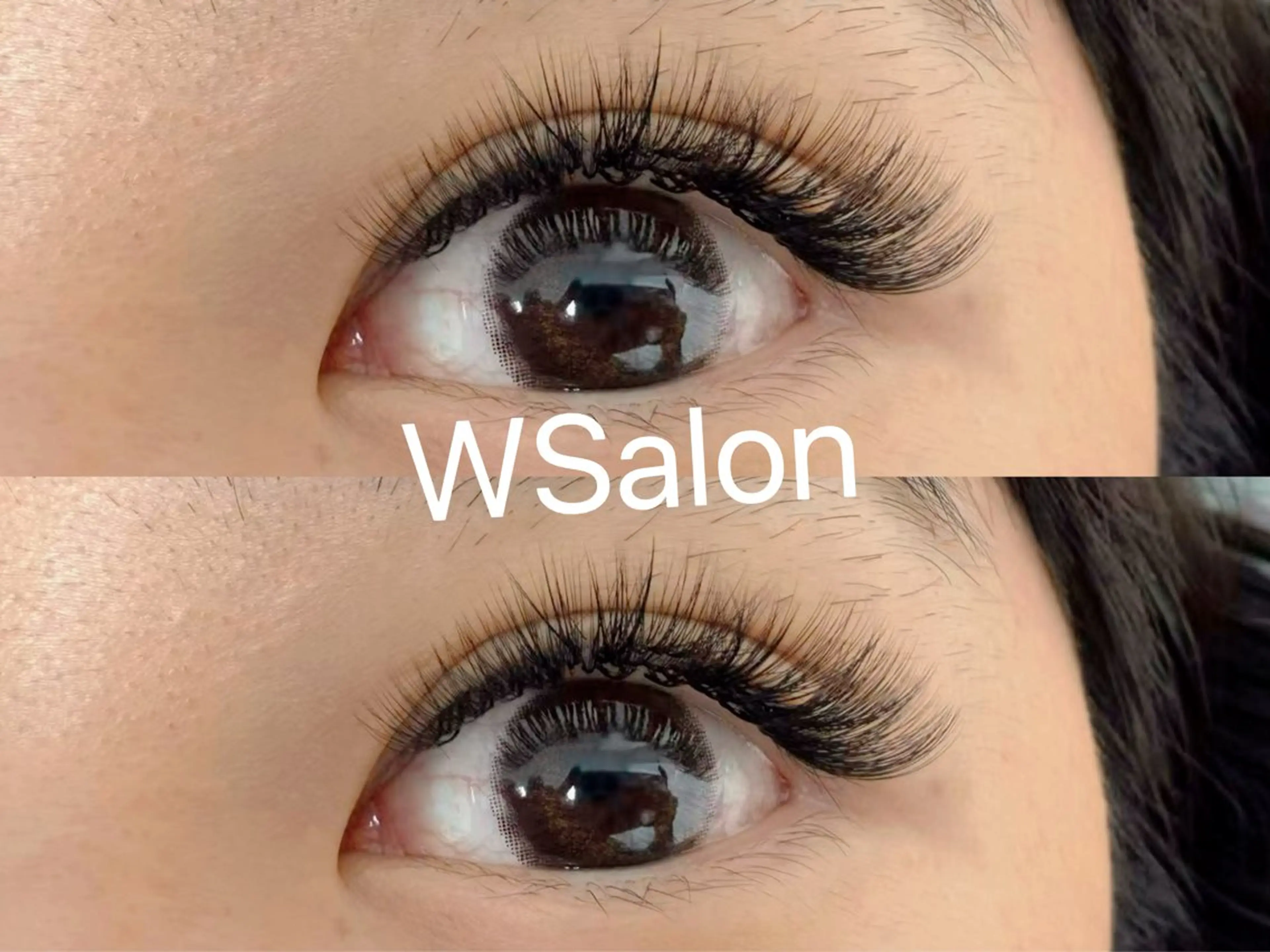 マツエク・マツパ 付け放題 バインドロック カラーマツエク フラットラッシュ 韓国風マツエク W Salon アイラッシュのマツエク・マツパデザイン