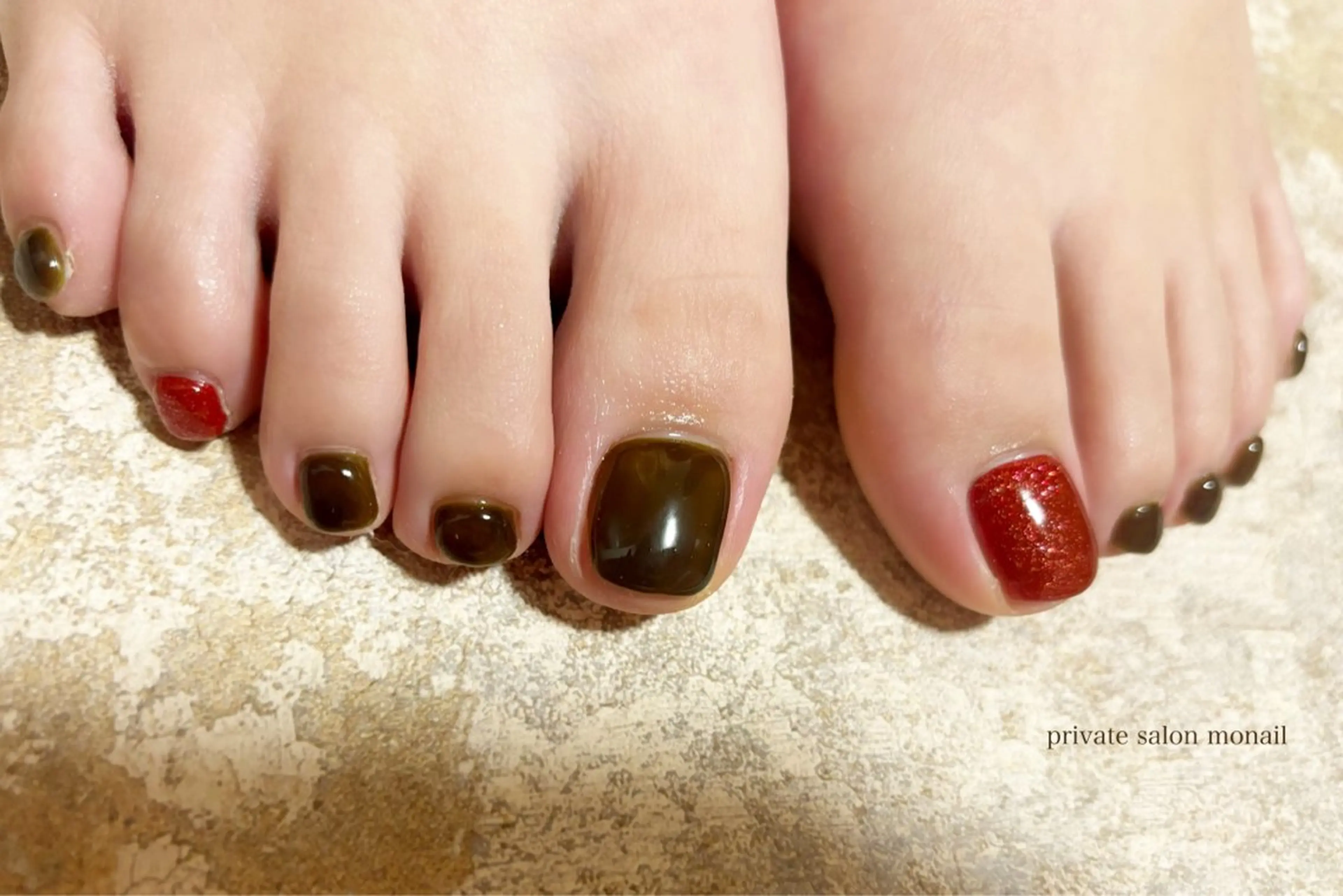 ネイル ワンカラーネイル nail salon monailのネイルデザイン