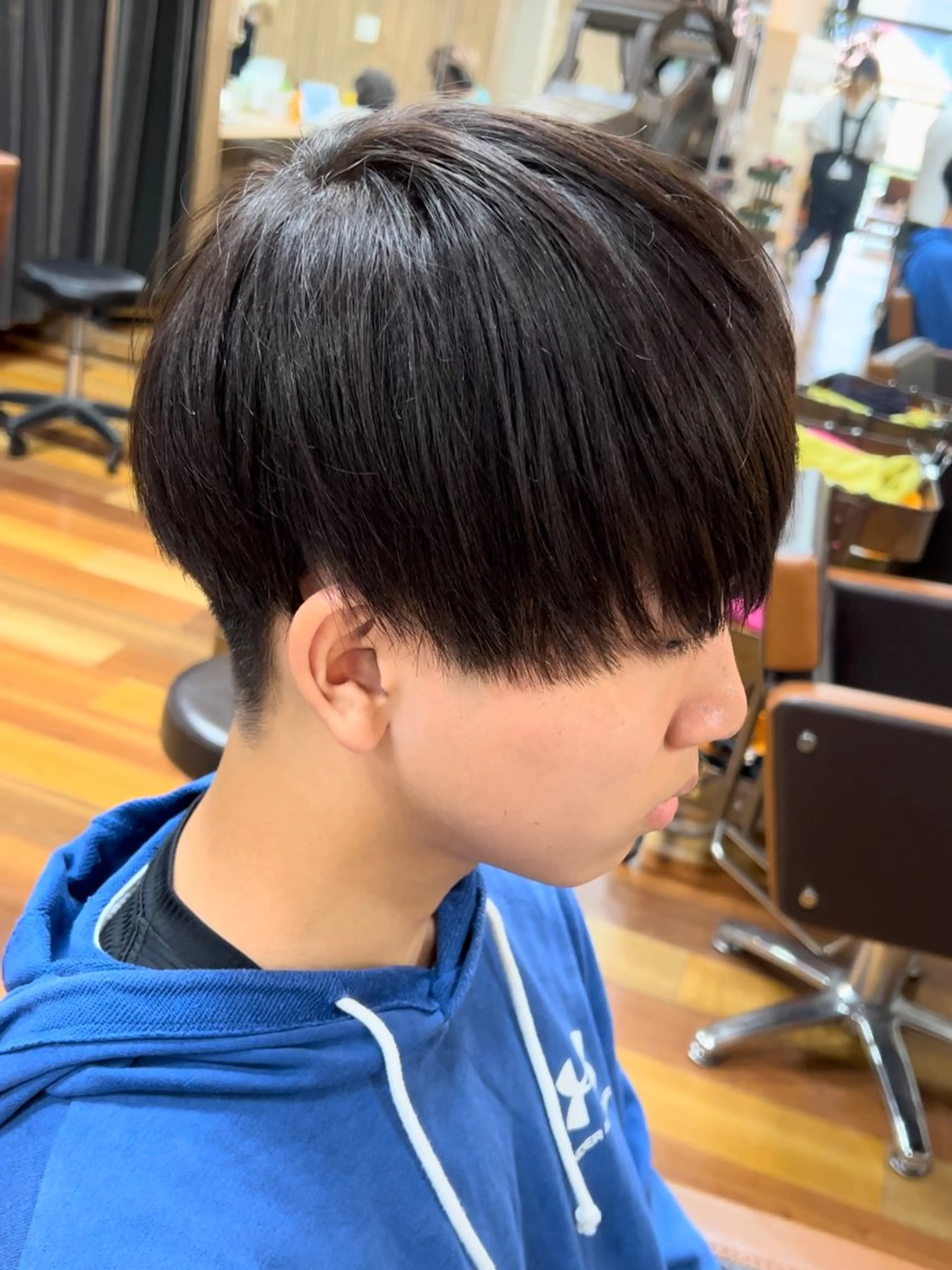 ショート メンズ 縮毛矯正 メンズ曲がる 縮毛矯正/駅徒歩4分のヘアスタイル