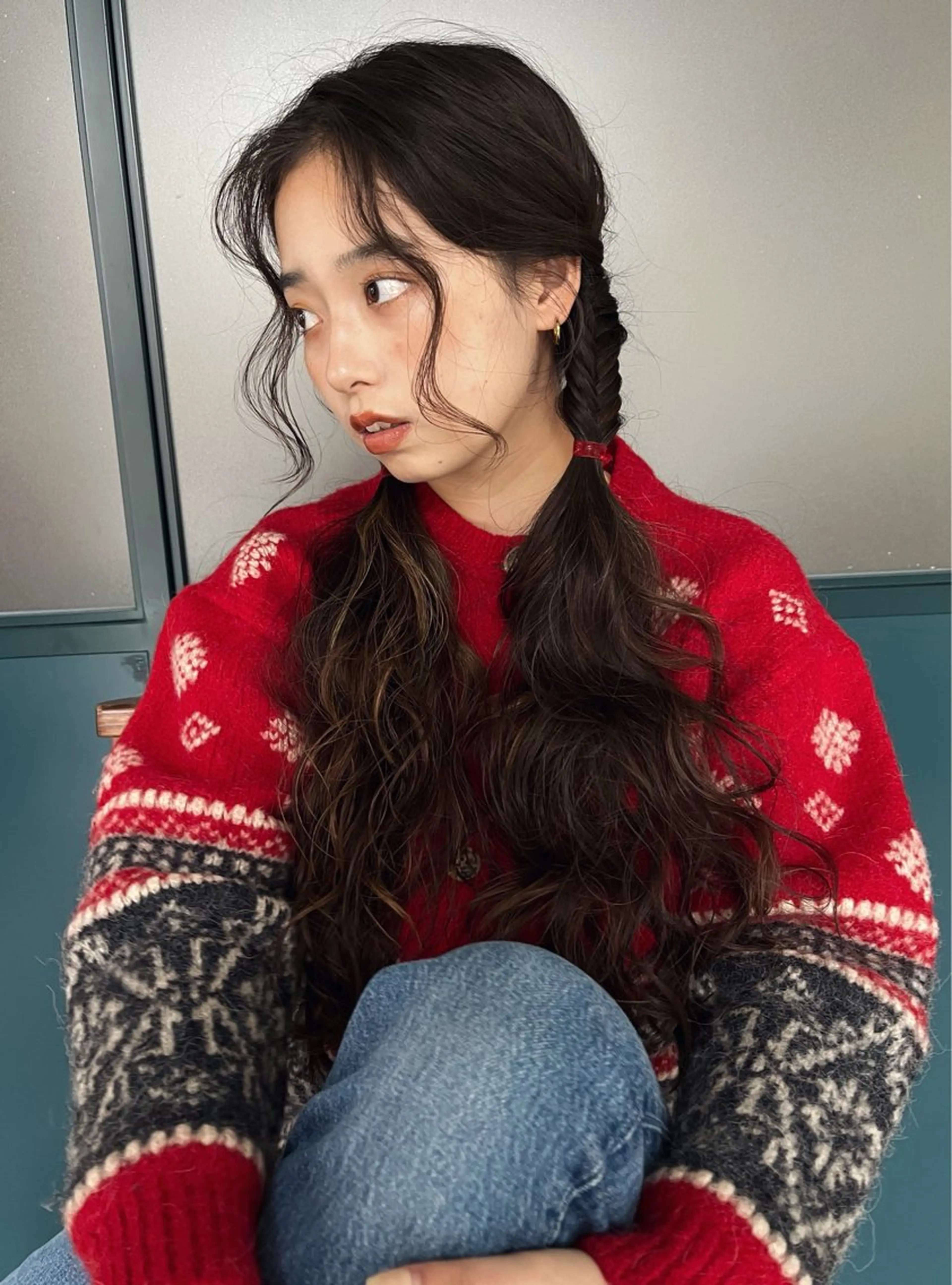 ヘアアレンジ 暖色/パーマ 🌼クニトウメイのヘアスタイル