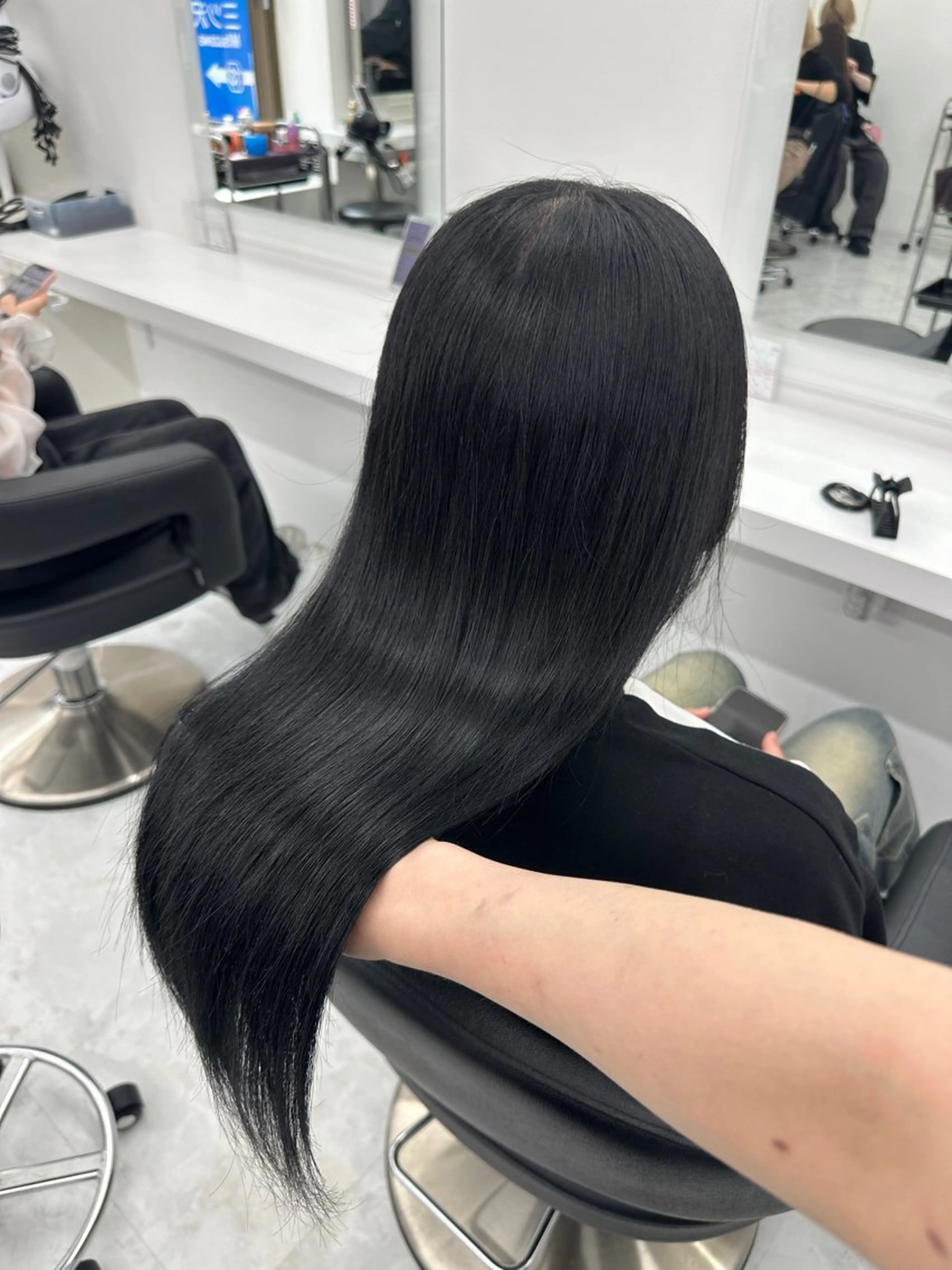 ロング カラー パーマ ヘアアレンジ メンズ キッズ ♥️韓国ヘア レイヤー♥️ゆりのヘアスタイル