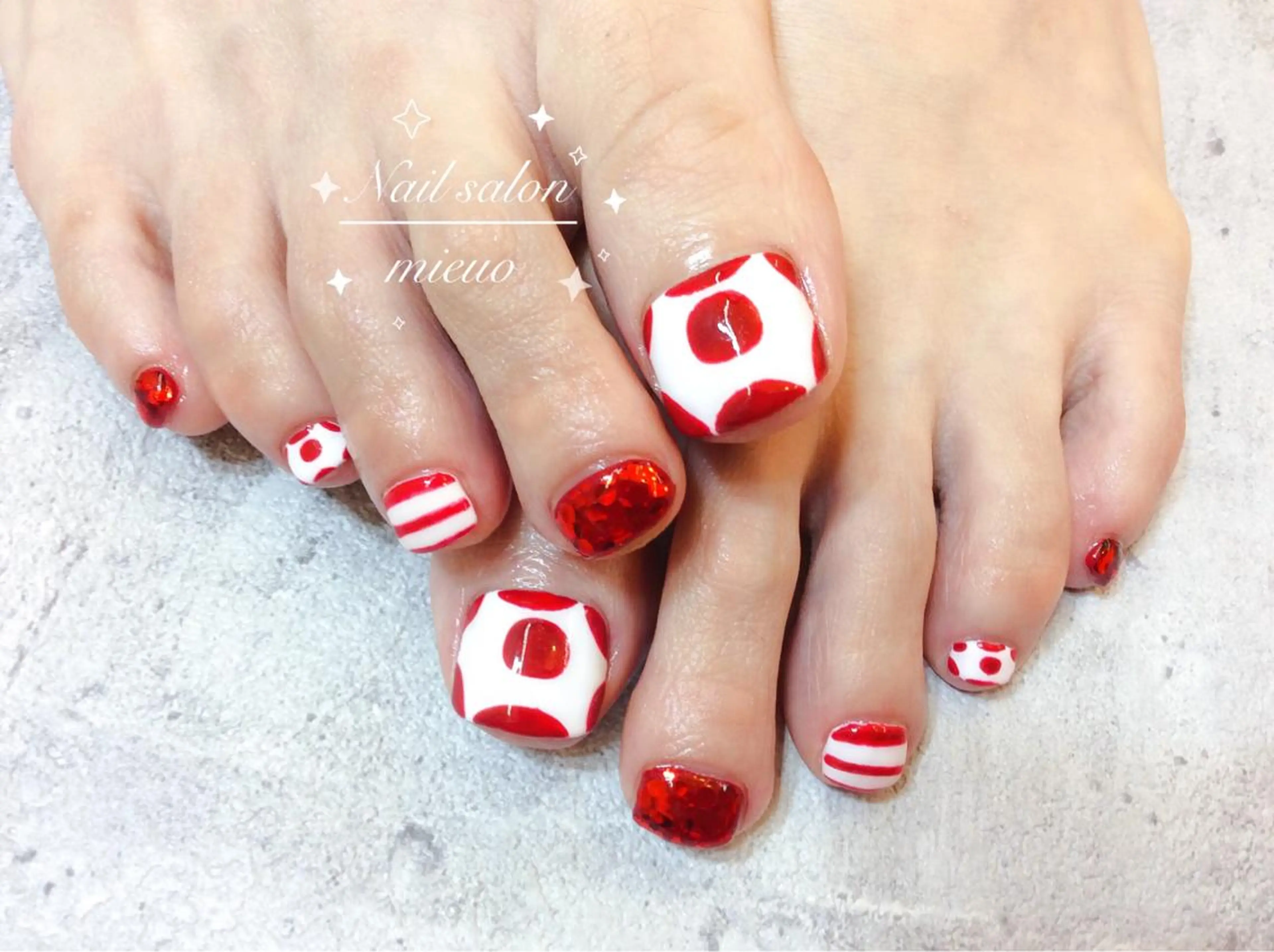 ネイル フットネイル ネイルサロン ミューオのネイルデザイン