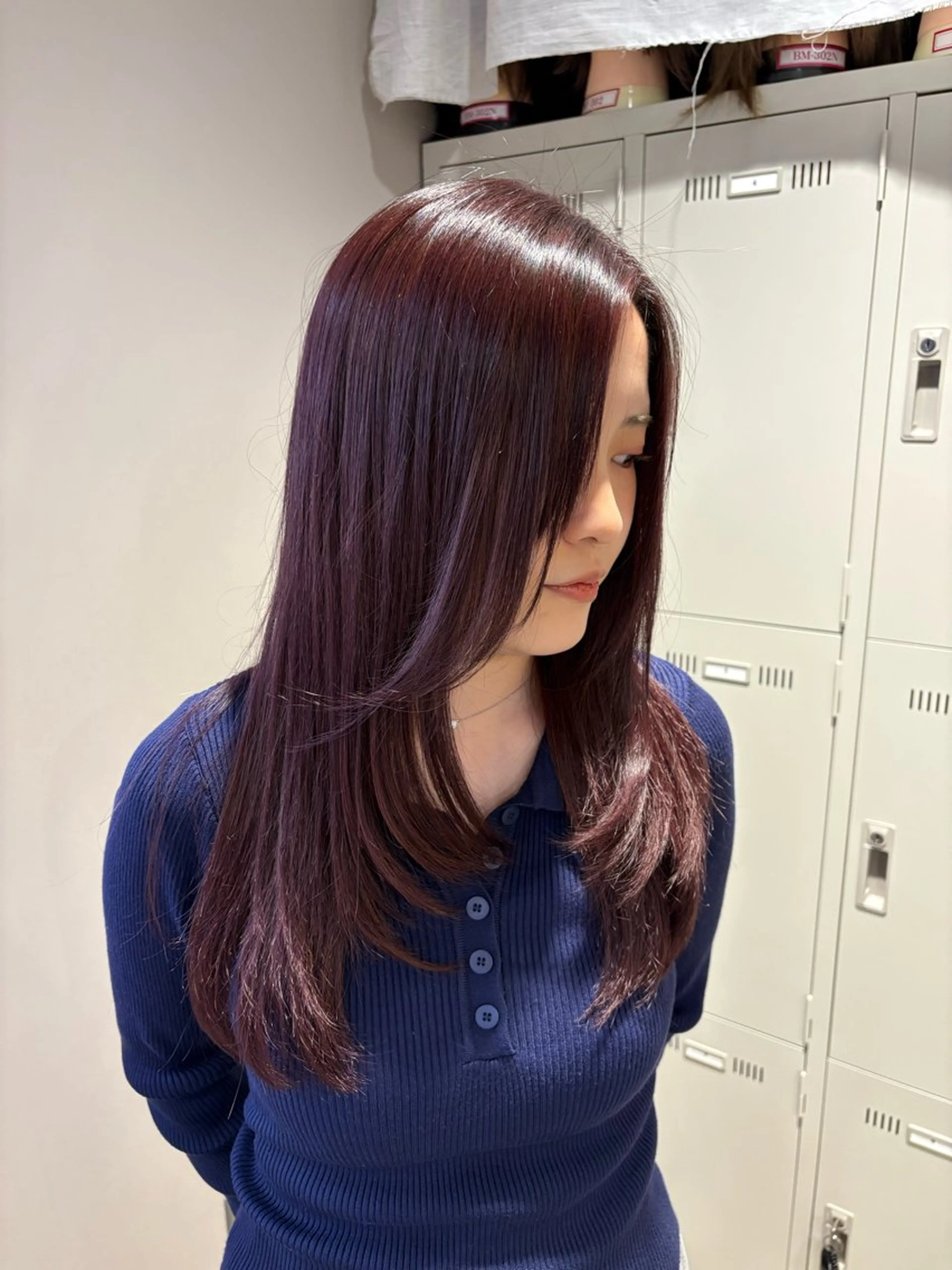 カラー ヘアカラー トリートメント 透明感ベージュ🤎 ナチュラルレイヤーのヘアスタイル