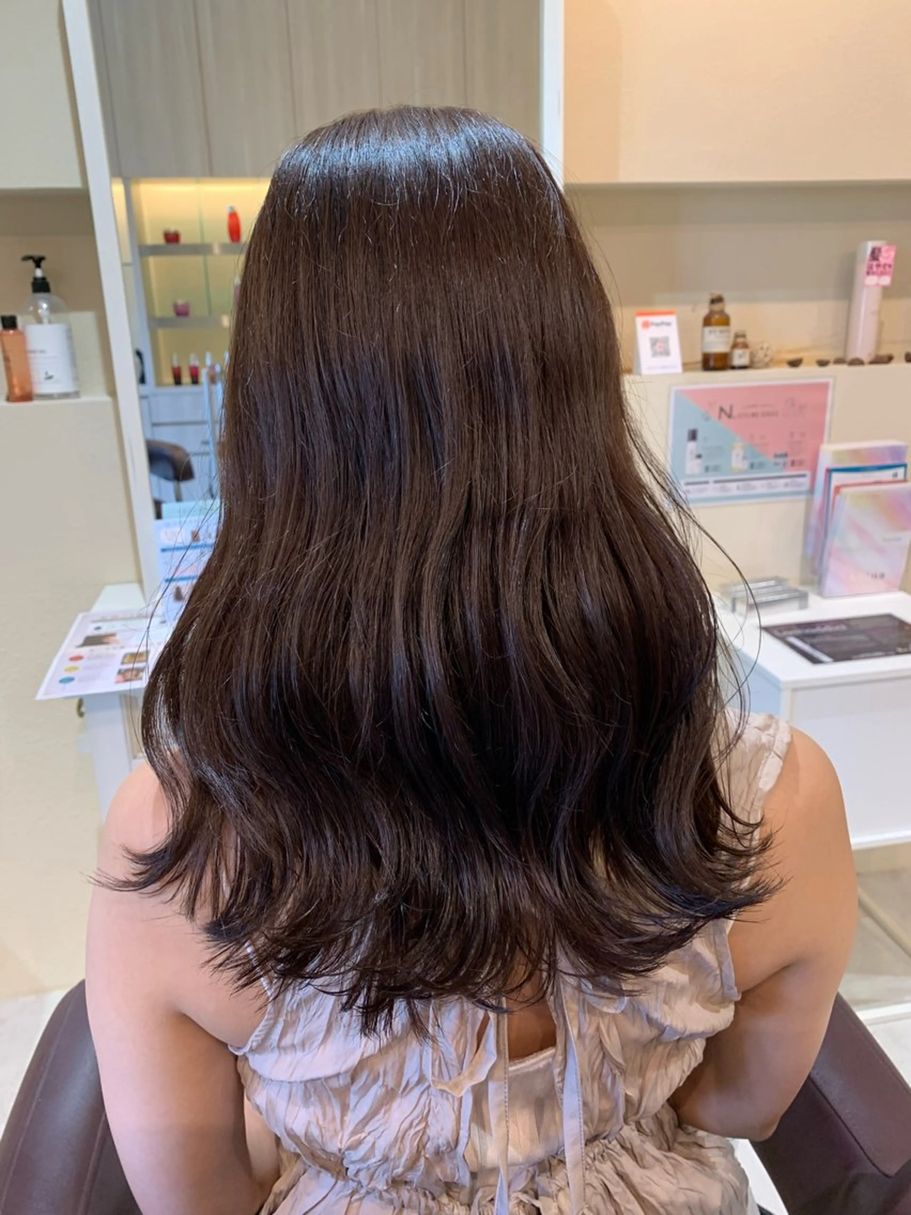 ロング カラー ベージュカラー 透明感カラー グレージュ カット ヘアカラー トリートメント Yuuki🌷名古屋 栄 カラー/ボブのヘアスタイル