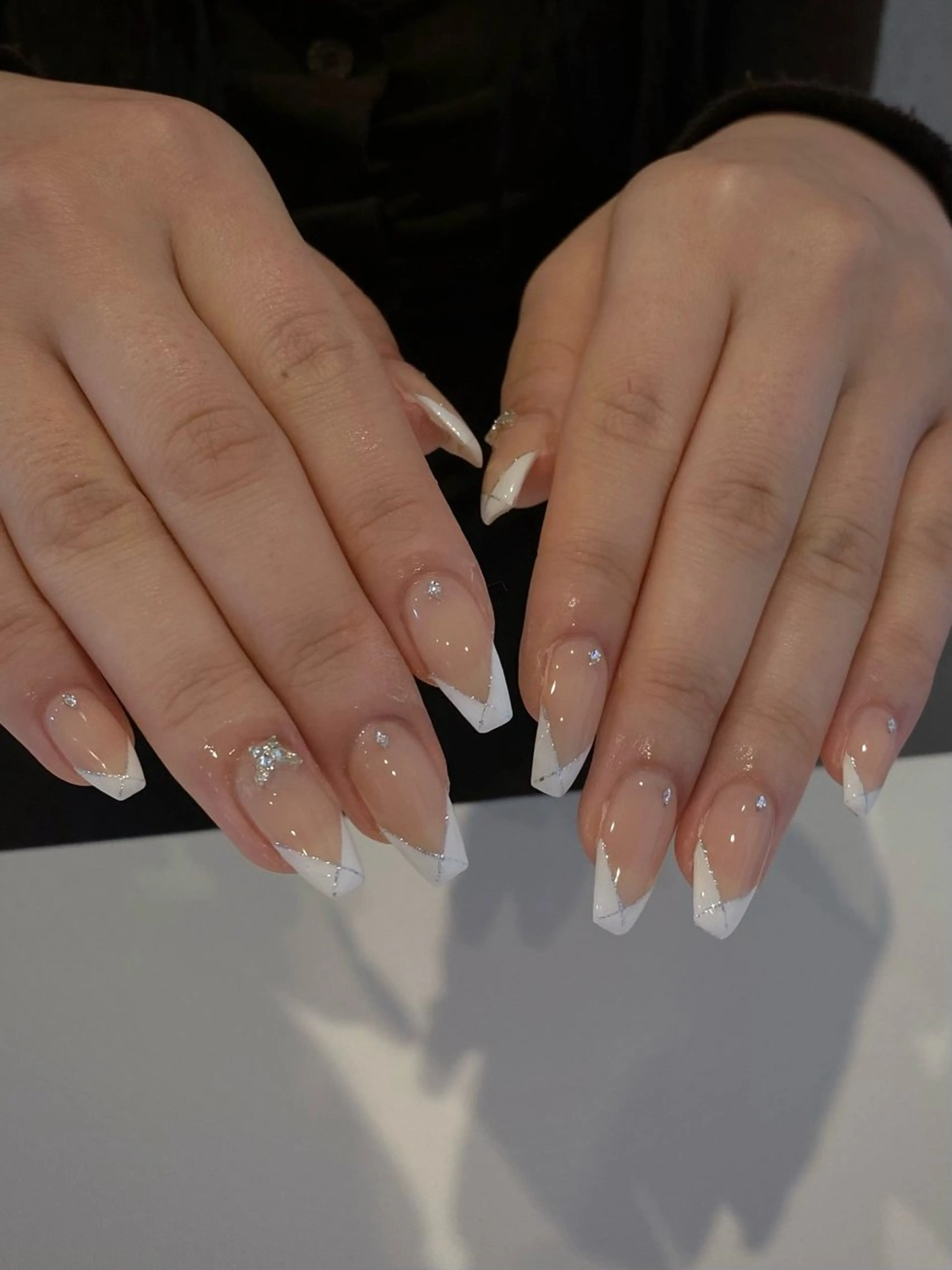 ネイル フレンチネイル ハンドネイル odette Mikiのネイルデザイン