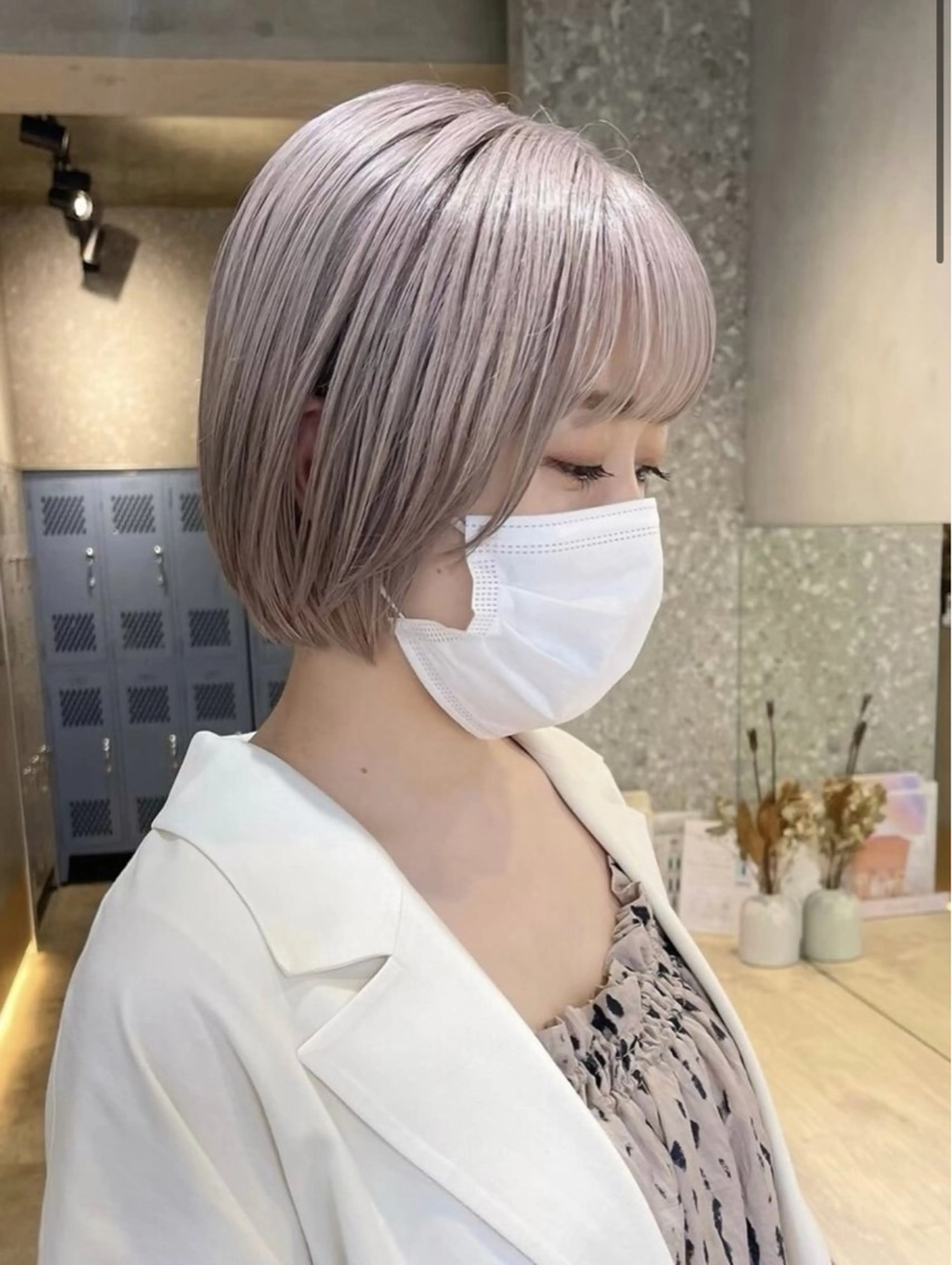 ショート 丸みショート ボブ ショートヘア メンズパーマ 名古屋/水谷颯のヘアスタイル