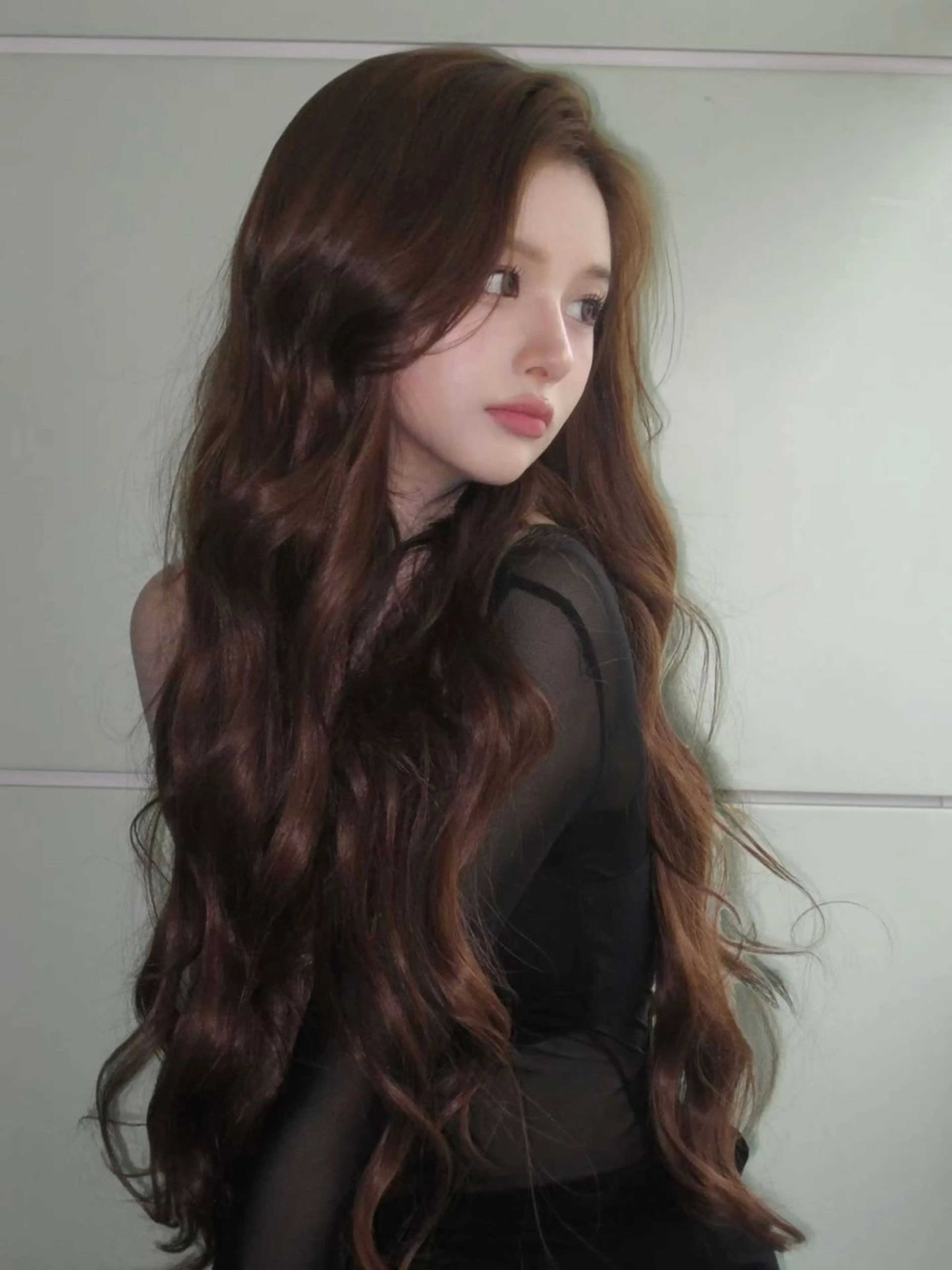 ロング カラー ベージュカラー カット ヘアカラー 縮毛矯正 トリートメント ブリーチなし🌼トレ ンド🌼似合わせのヘアスタイル