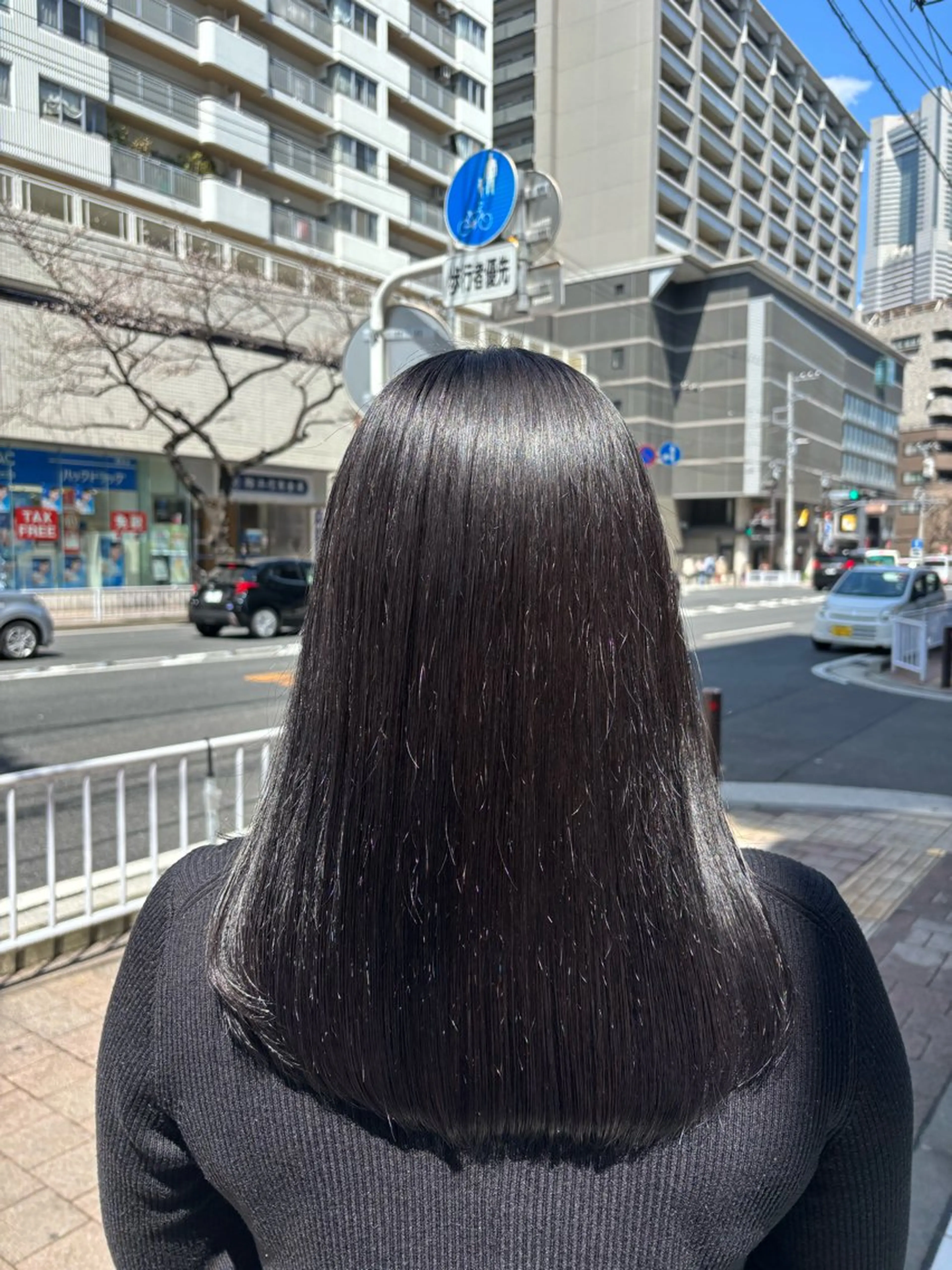 ロング カラー カット ヘアカラー メンズ特化韓国風 パーマスタイル/りんのヘアスタイル