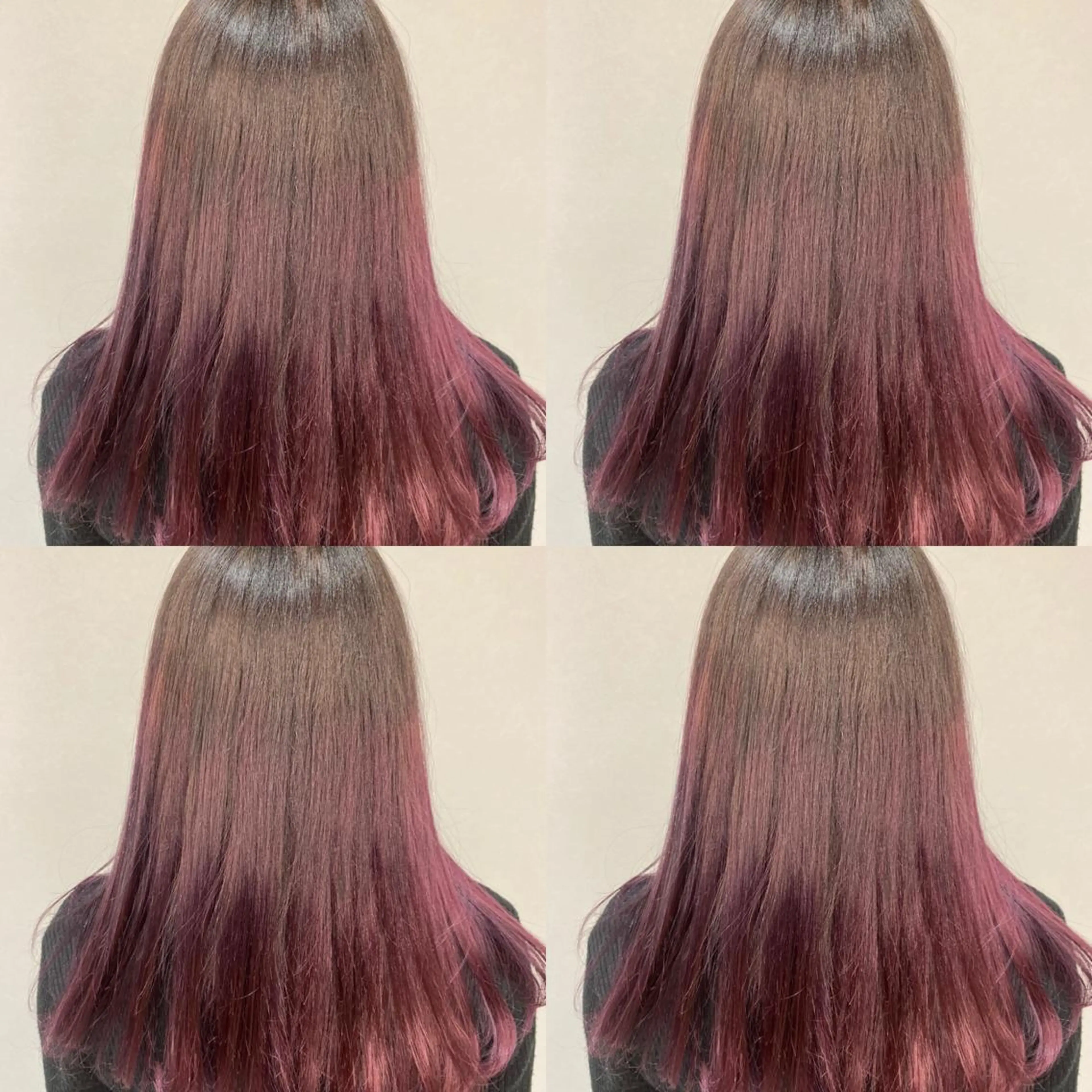 ロング カラー グラデーションカラー ピンクカラー 飯田 祥哉のヘアスタイル