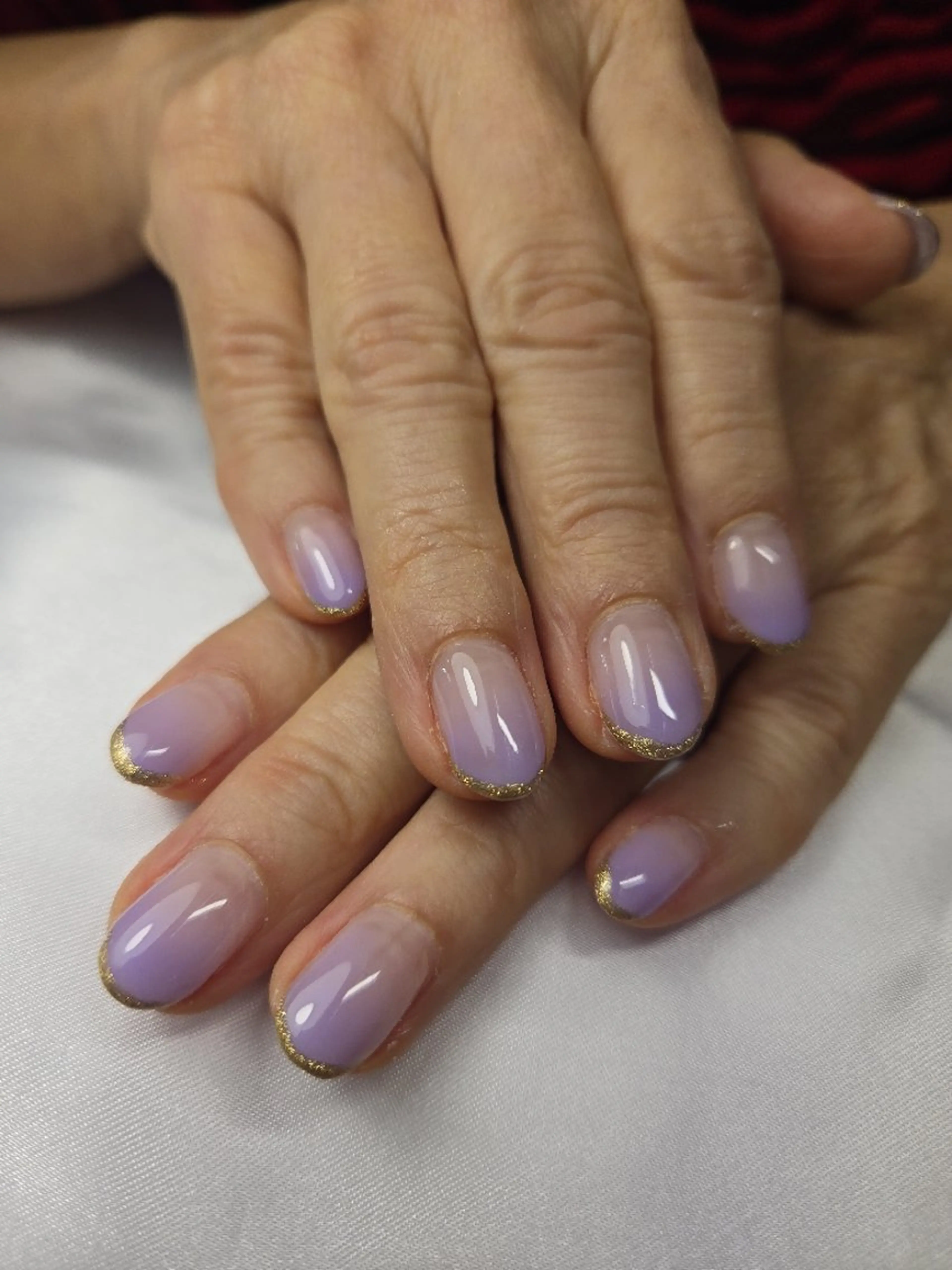 ネイル グラデーション ラメ(グリッター) ハンドネイル ネイルサロンベルティ .ひとみのネイルデザイン