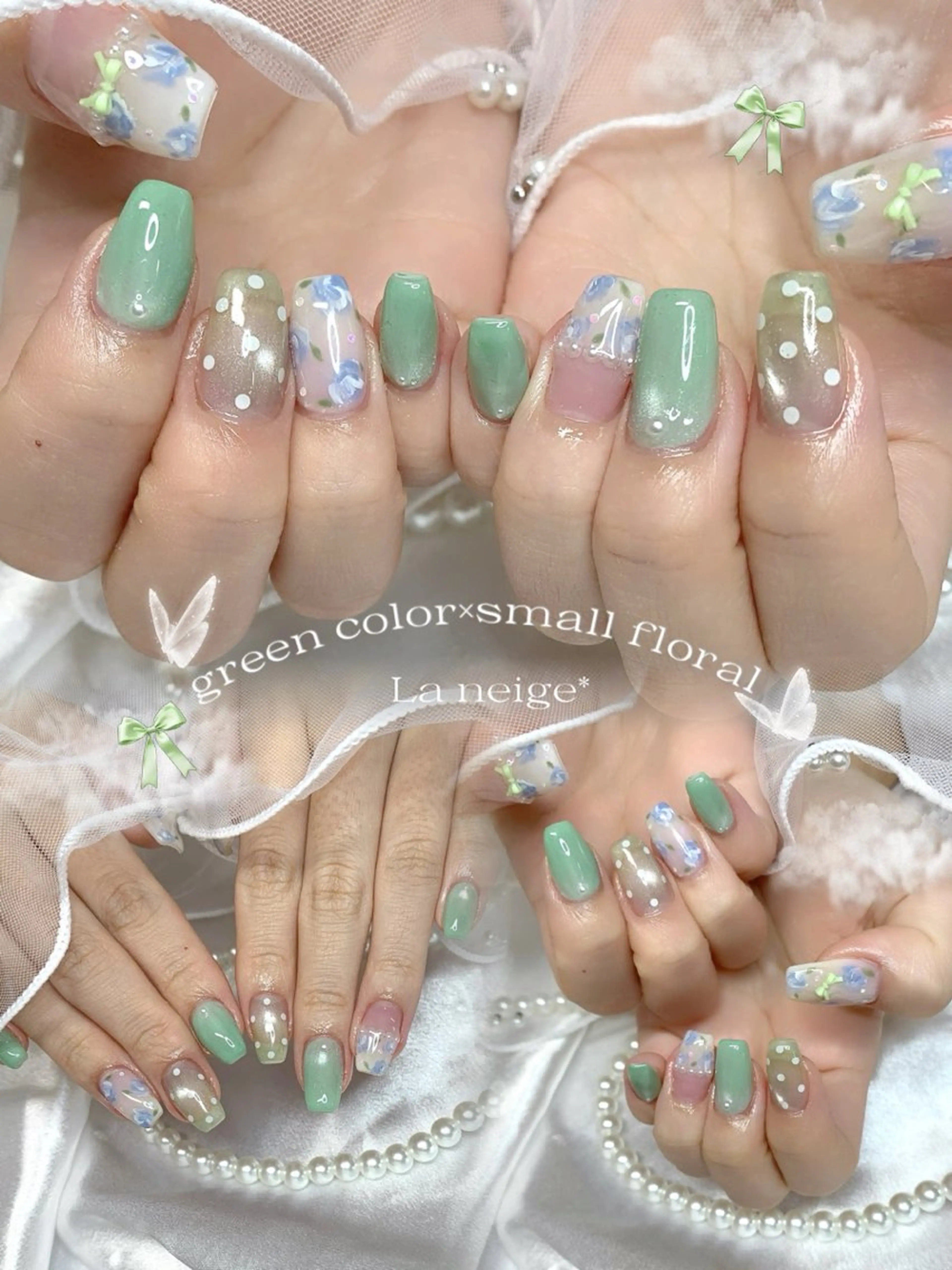 ネイル ハンドネイル La neige* yuki 🐩🌙のネイルデザイン