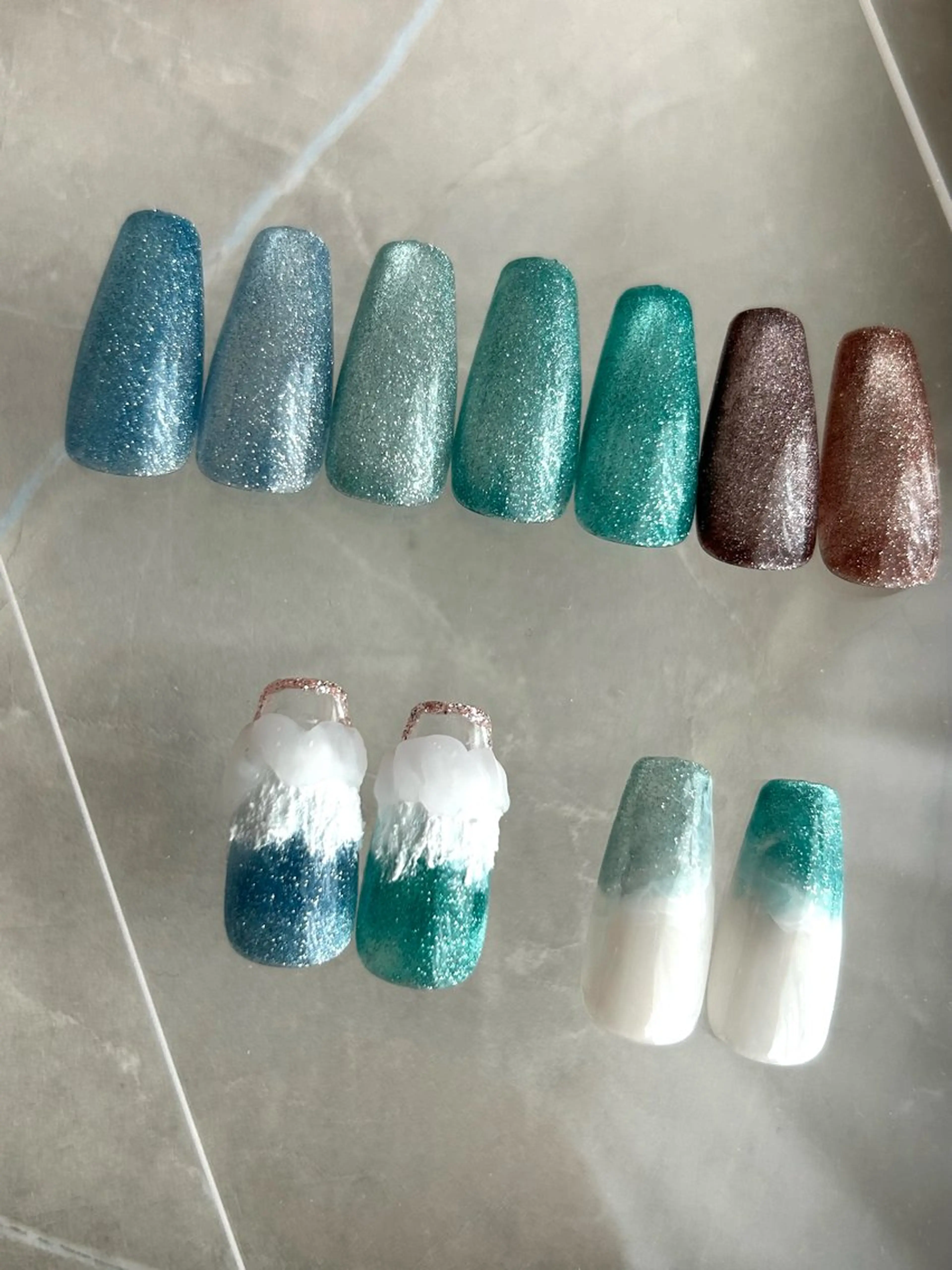 【HAND】ワンカラー6本＋デザイン4本の写真