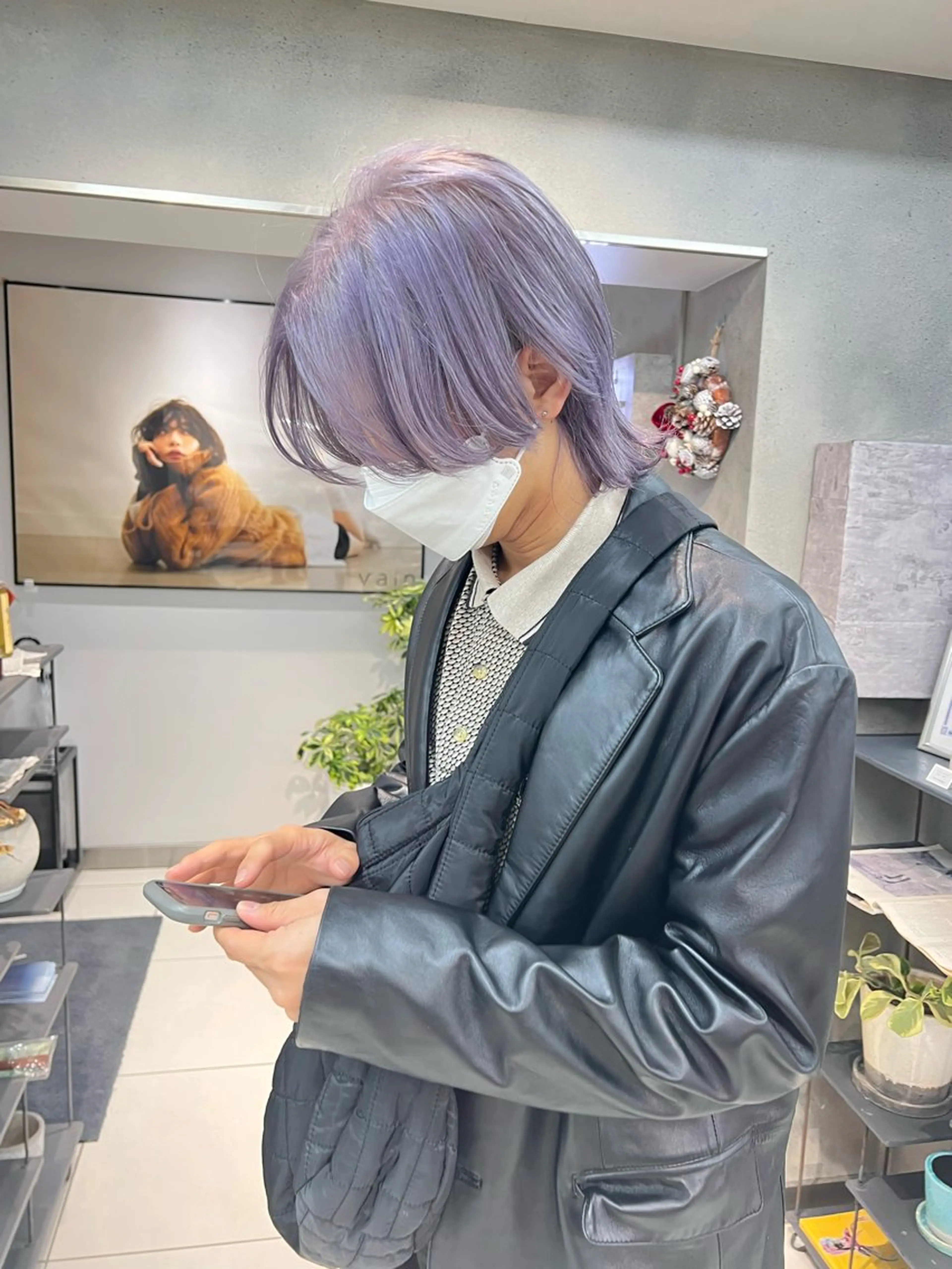 カラー メンズ ハイトーンカラー/ さらさのヘアスタイル