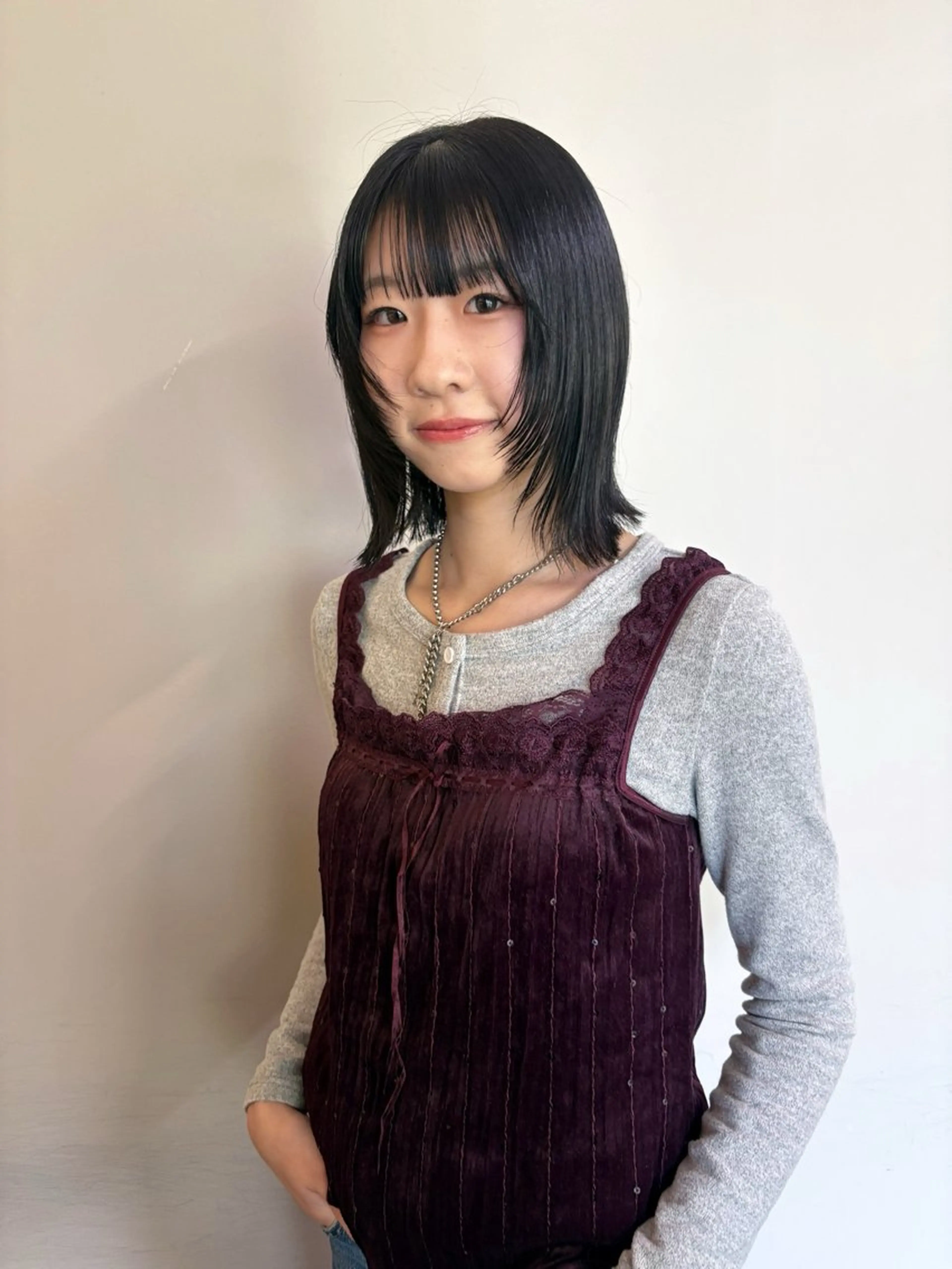 ショート カラー ハイトーン レイヤー🎀meiのヘアスタイル