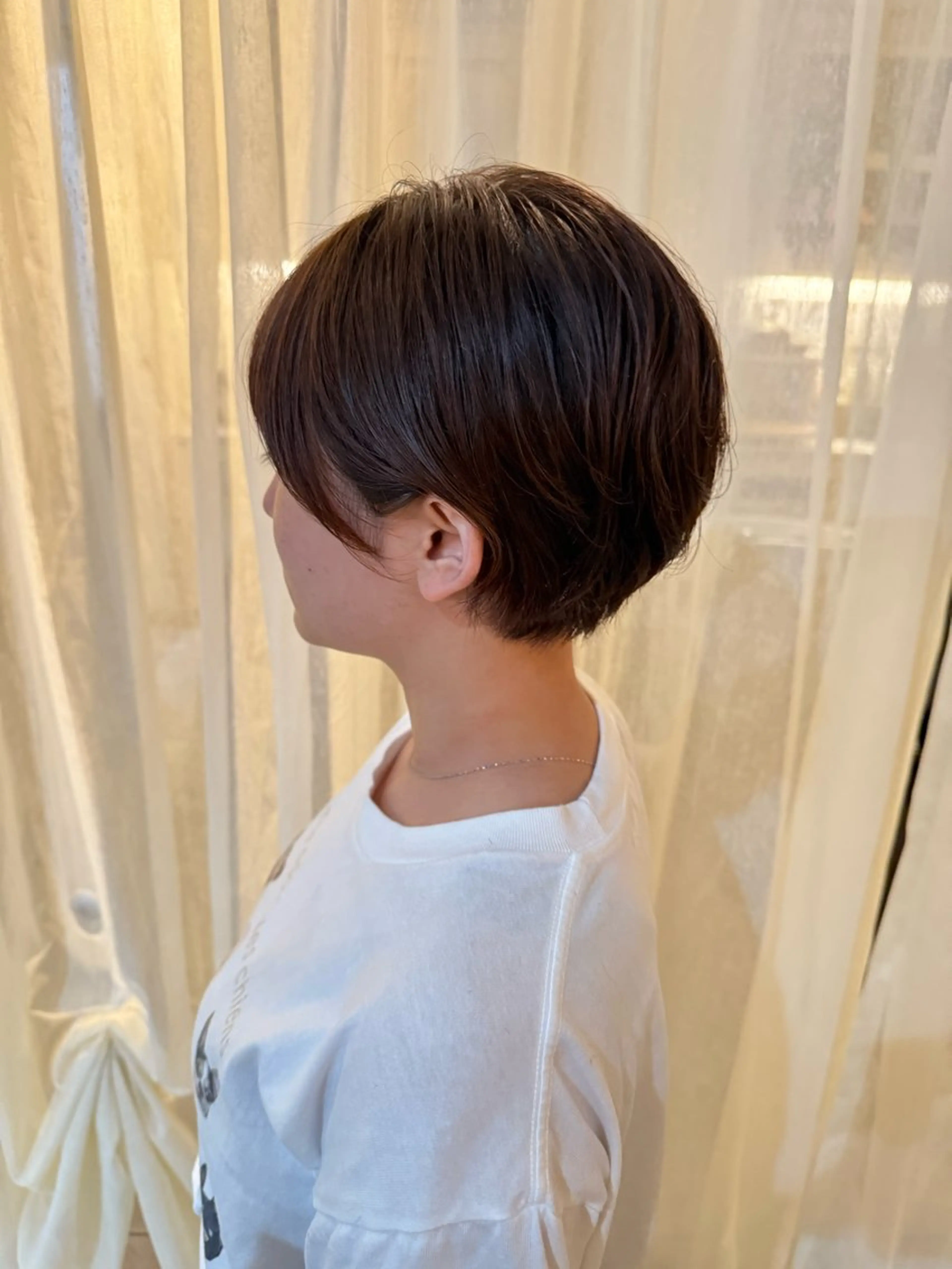 ショート replay所属・藤原 百花のヘアスタイル