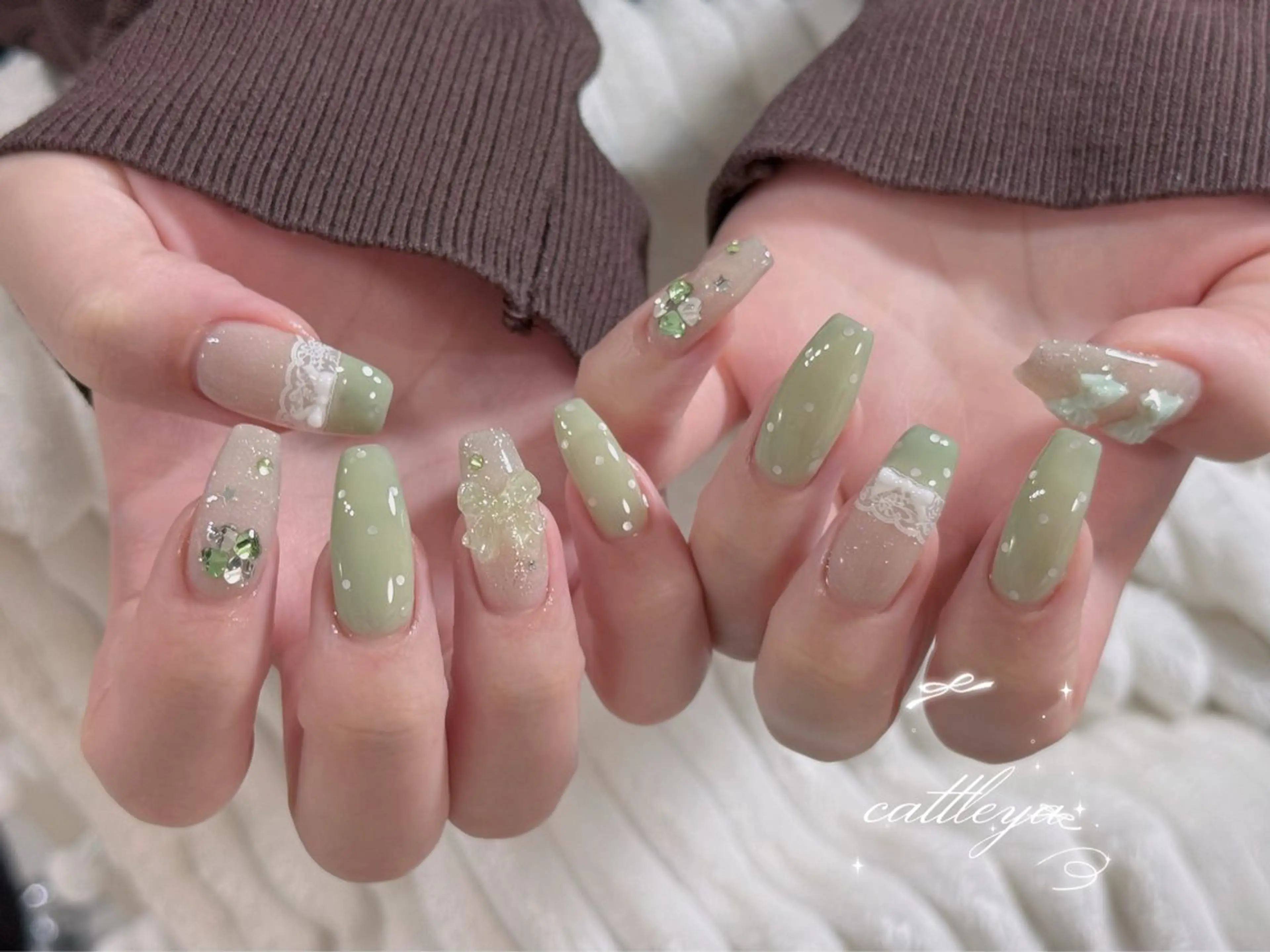 ネイル ハンドネイル ˖⊹Cattleya 吉祥寺♡˖ ⊹のネイルデザイン