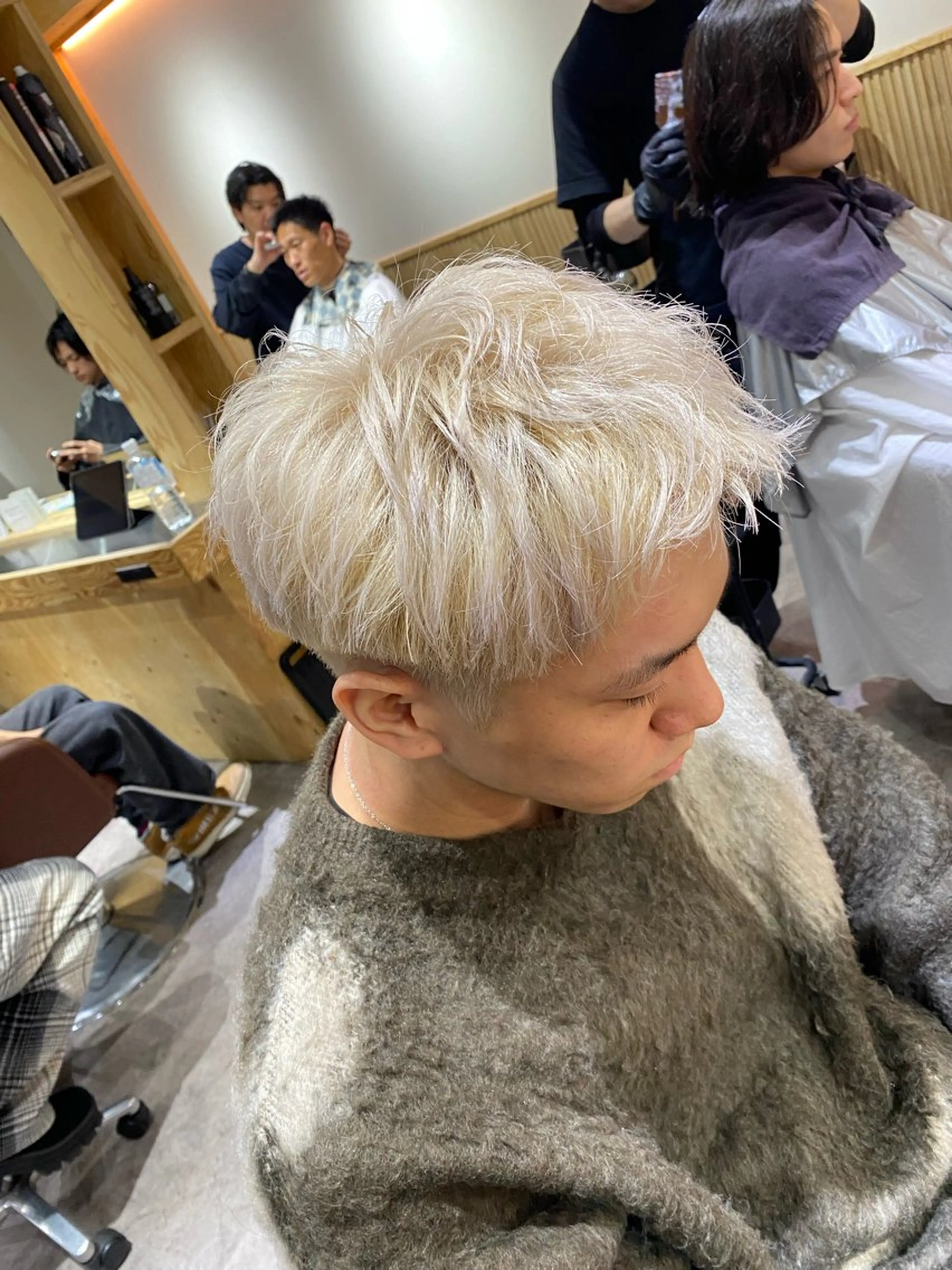 カラー メンズ カット ヘアカラー ヘアセット メンズブリーチカラー /パーマ ごーた立川のヘアスタイル