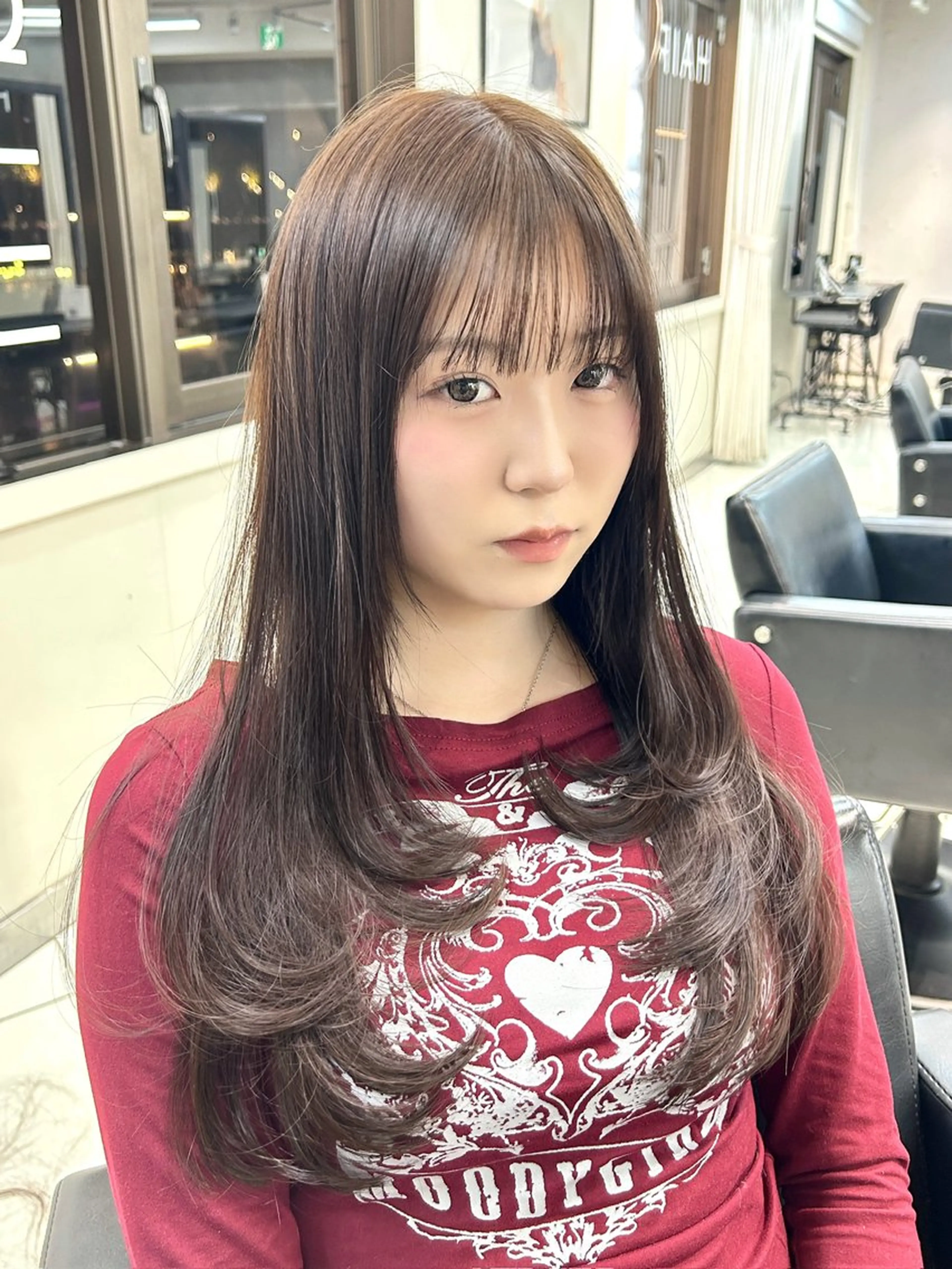 ロング くびれボブレイヤー 渋谷/kougaのヘアスタイル