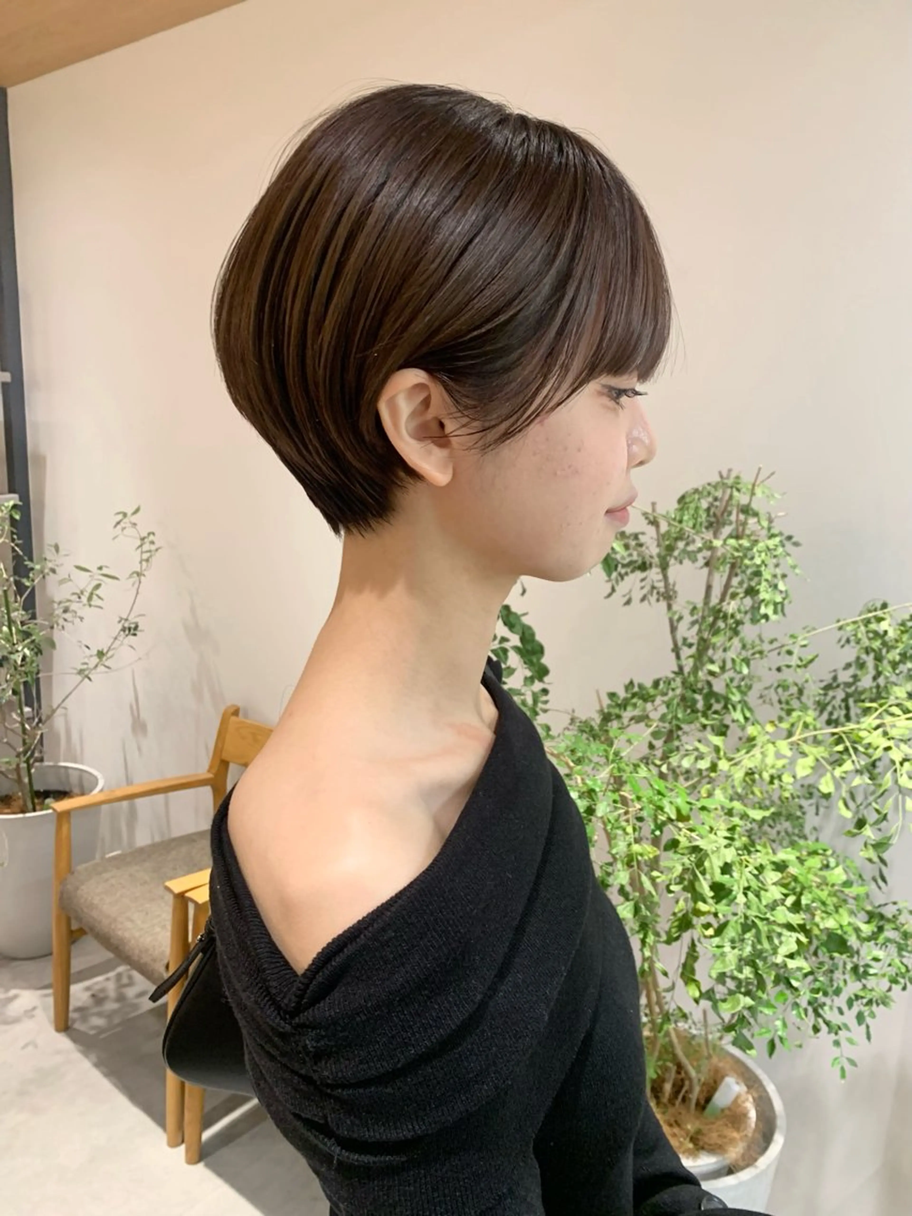 ショート カット ヘアカラー トリートメント ボブ/大人ヘア k-two濱田のヘアスタイル