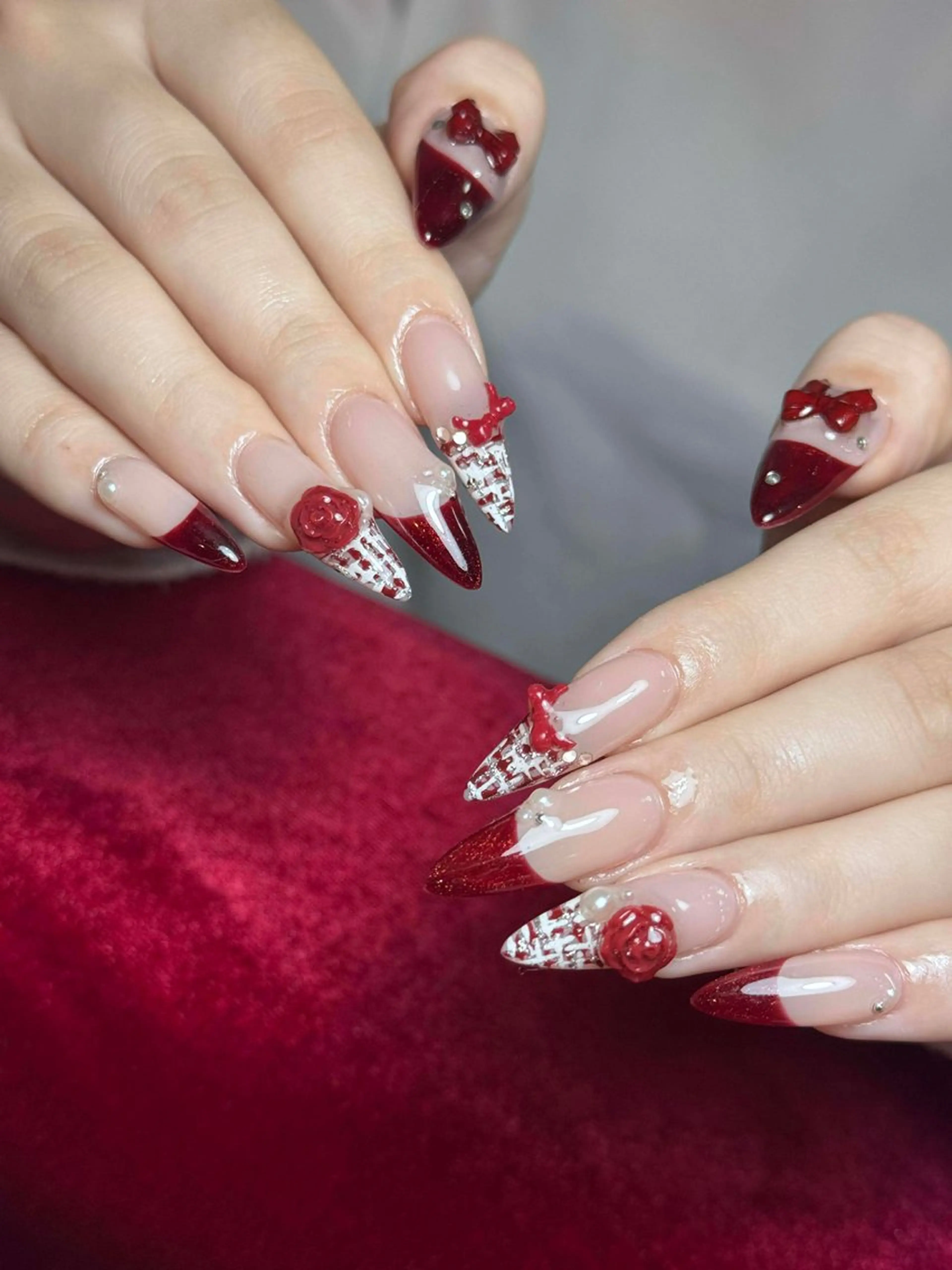 ネイル アートネイル 成人式 ジェルネイル ニュアンスネイル 夏ネイル ハンドネイル Jenn Nail Salonのネイルデザイン