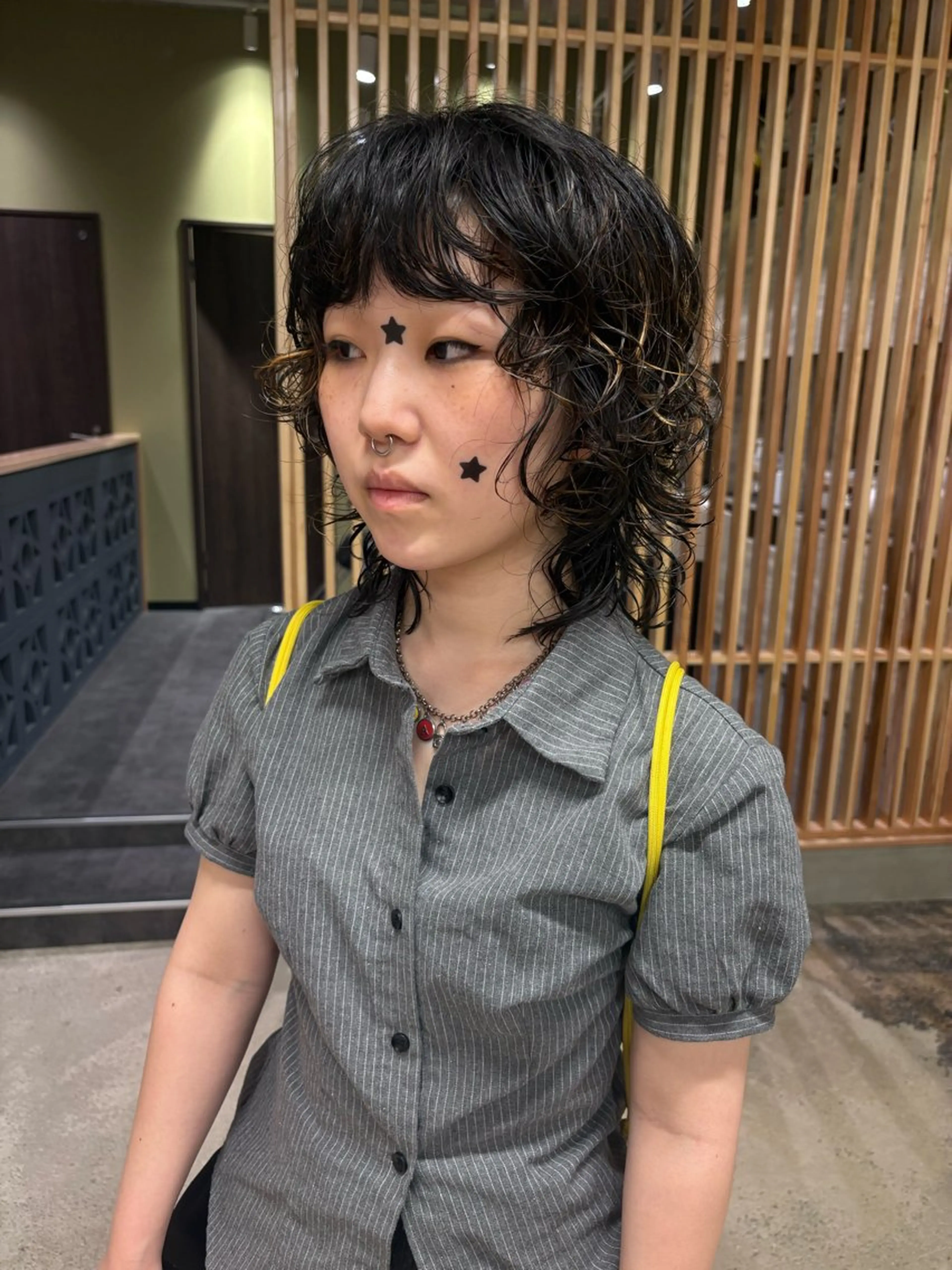 パーマ ウルフカット カット パーマ トリートメント jinka hair salon所属・豊田 真夕のヘアスタイル