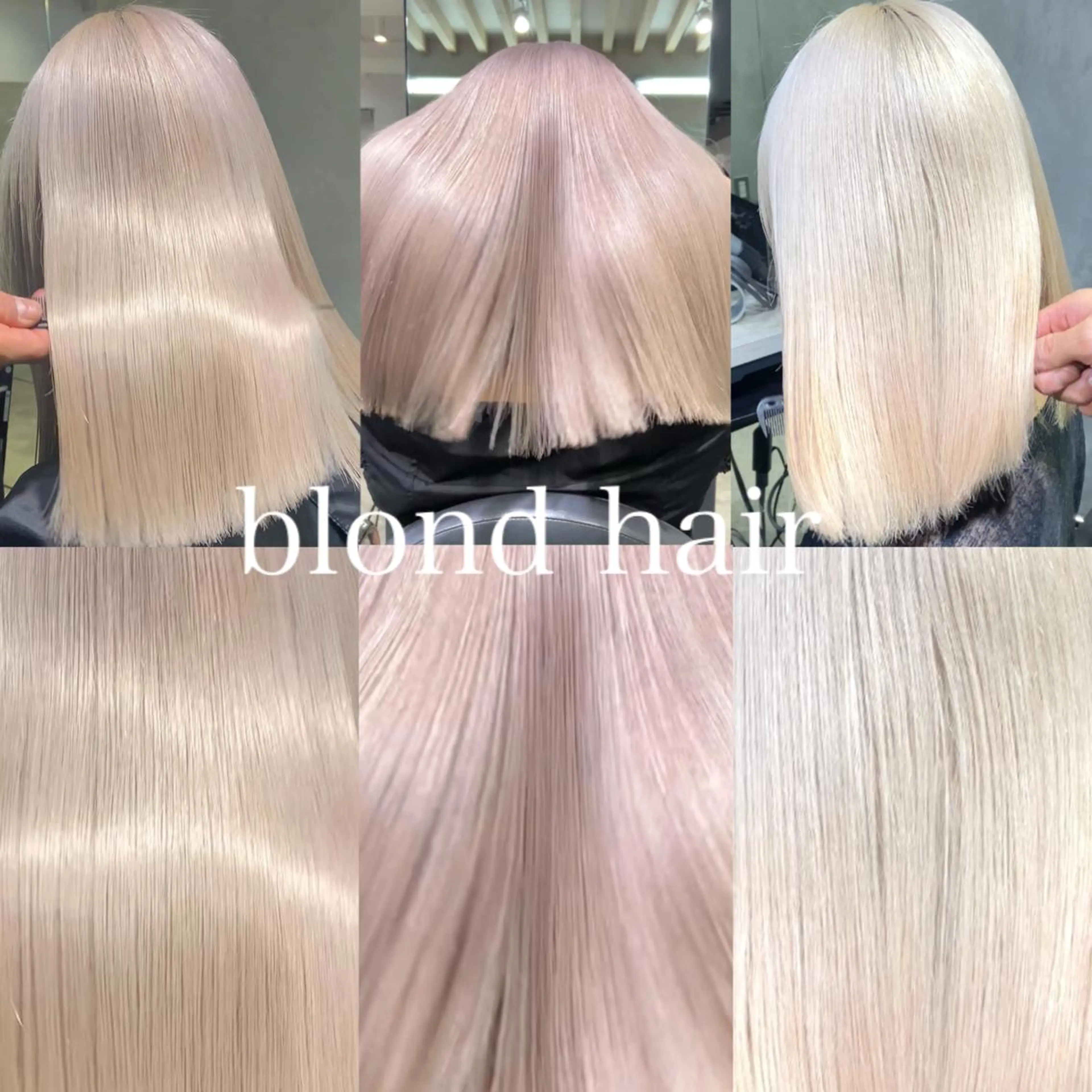 セミロング カラー ブロンド 朝倉 啓太のヘアスタイル