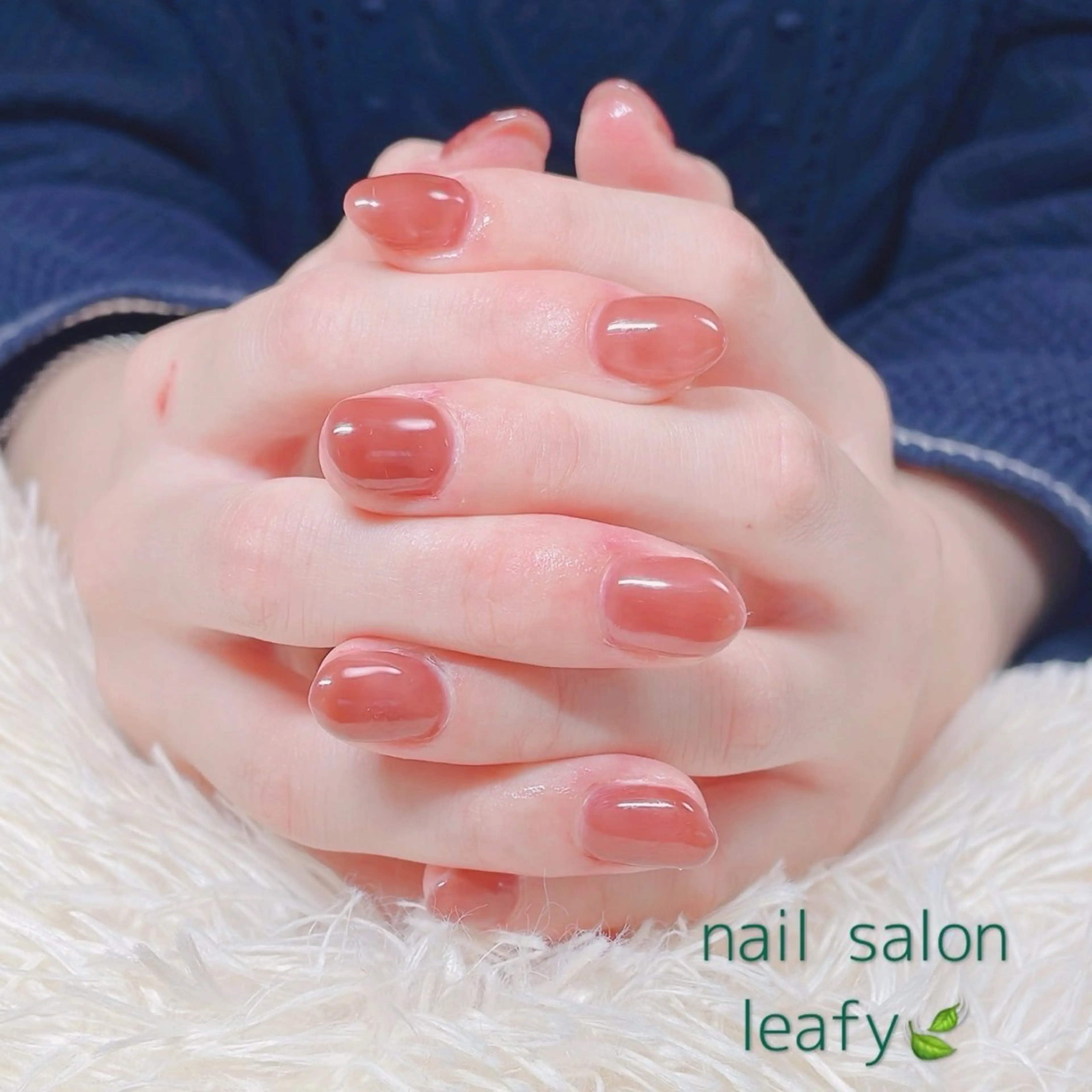 ネイル ワンカラーネイル ネイルサロン leafyのネイルデザイン
