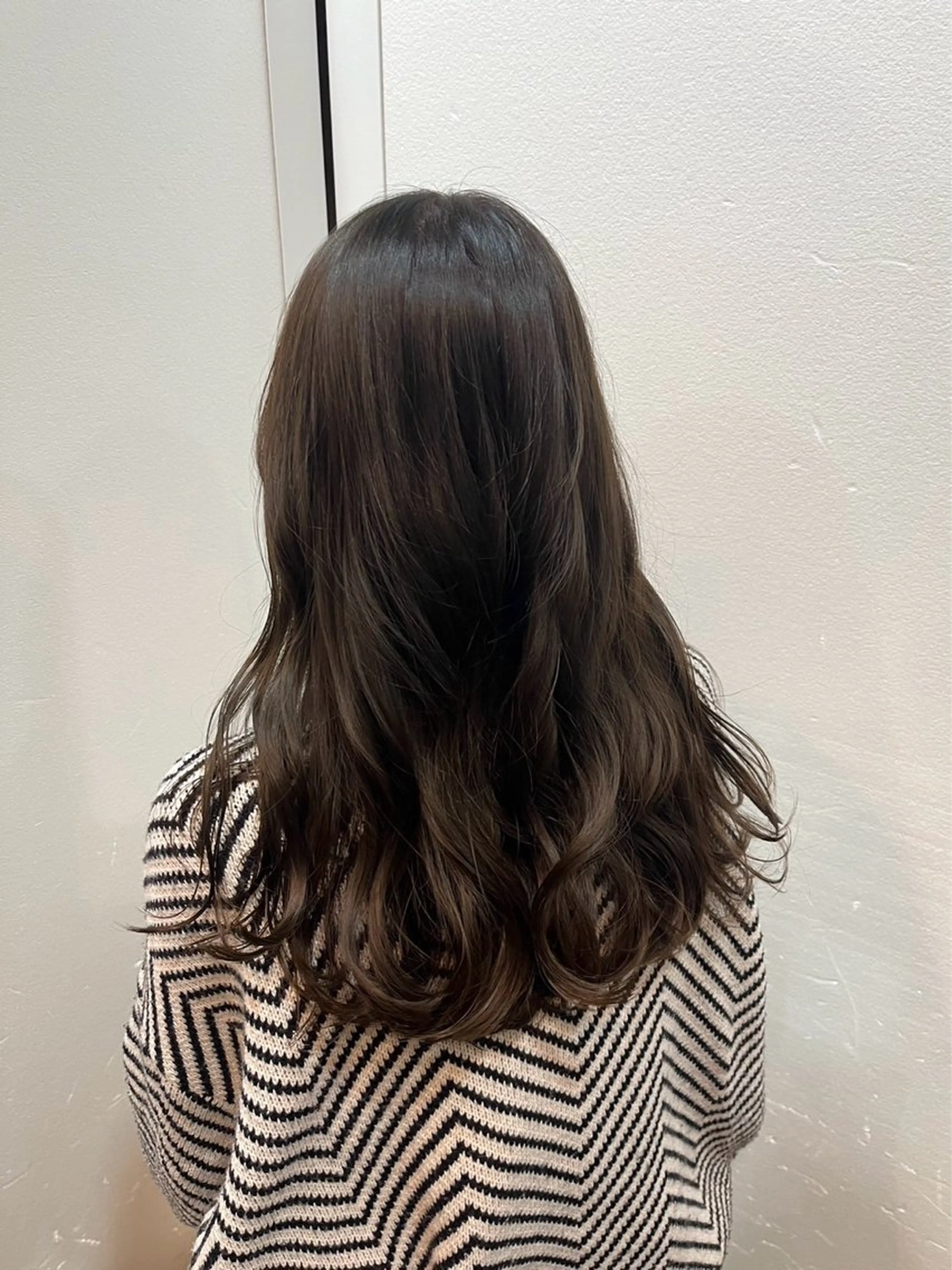 カラー ブリーチ ブリーチなしカラー reuna rikoのヘアスタイル