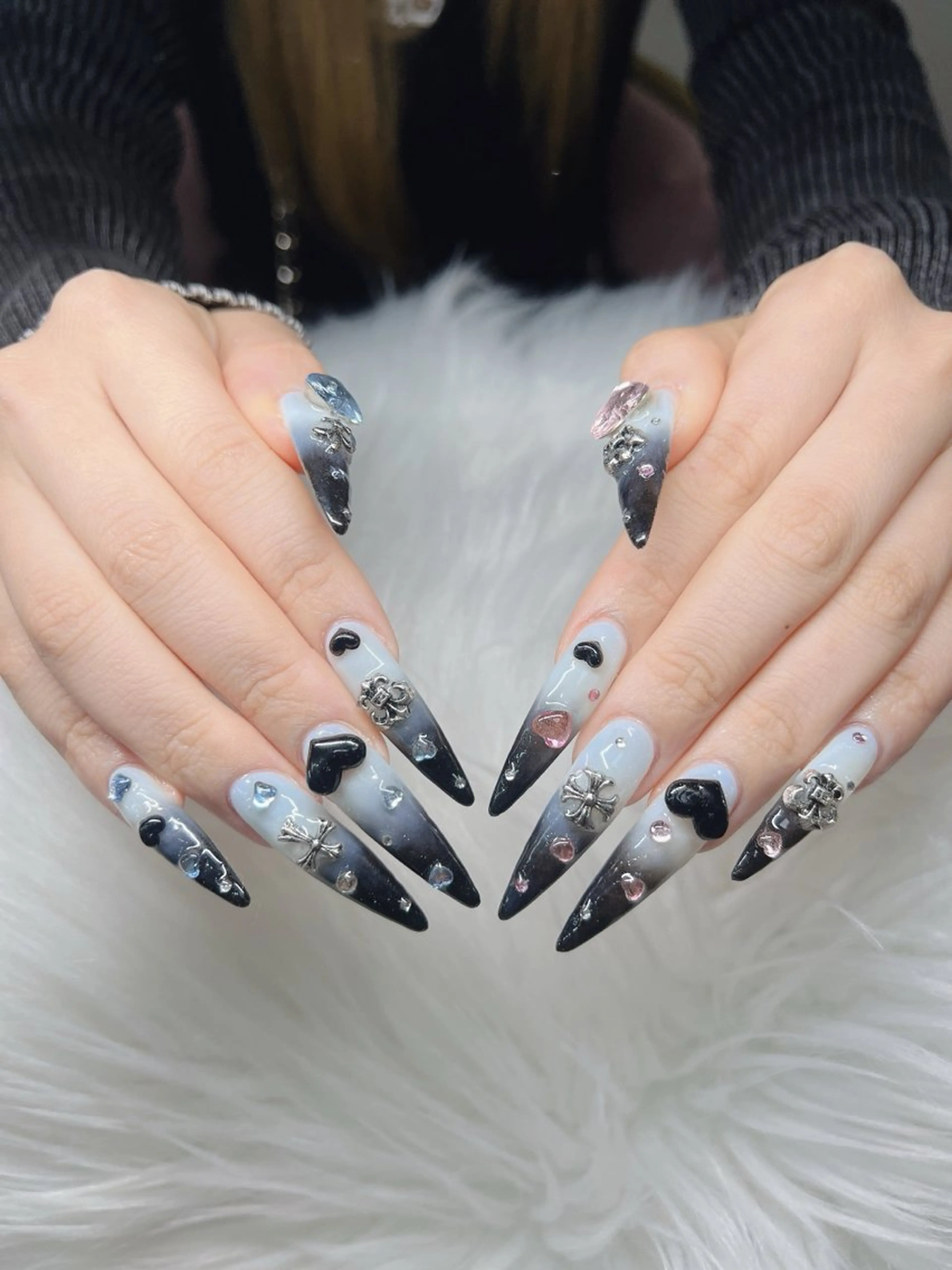 ネイル ハンドネイル Lee Nails チップ長さだし専門店のネイルデザイン